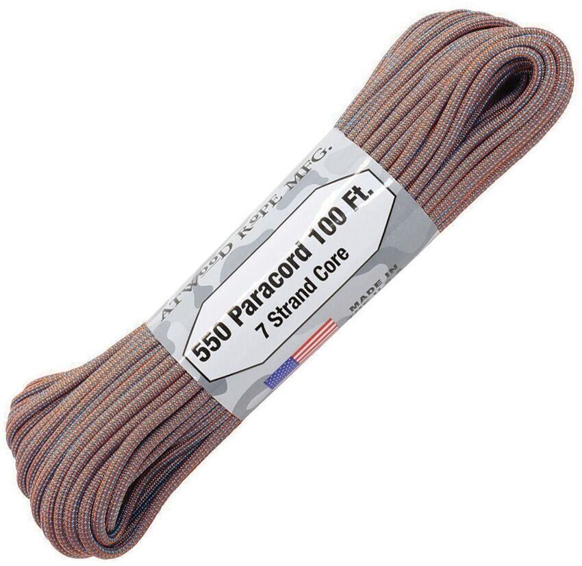 Atwood Rope MFG 550 Paracord 7 Strand Core 100 Ft/15 M Nylon Construction