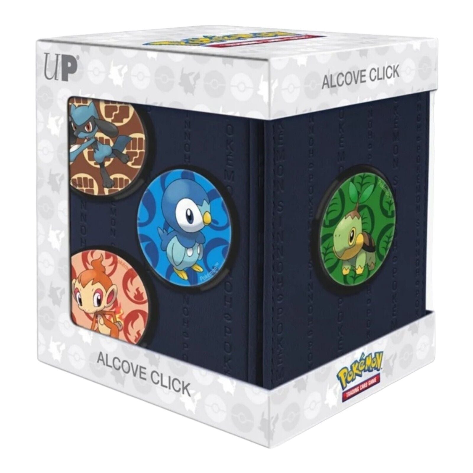 Ultra Pro Nintendo Pokemon Sinnoh Region Alcove Click Deck Box 4 Magnetic Badges