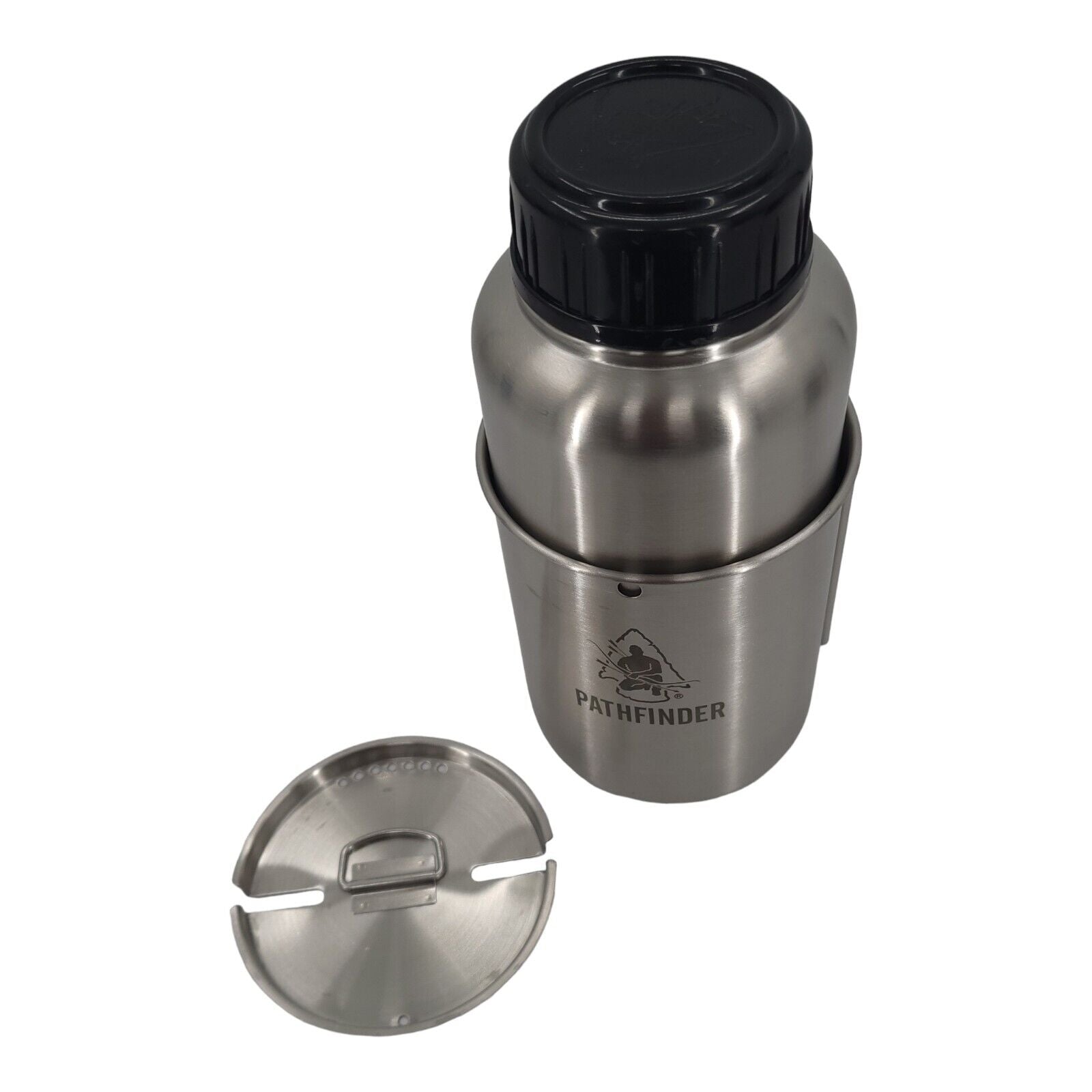 Pathfinder Stainless Steel 32 Ounce Bottle and Cup Set