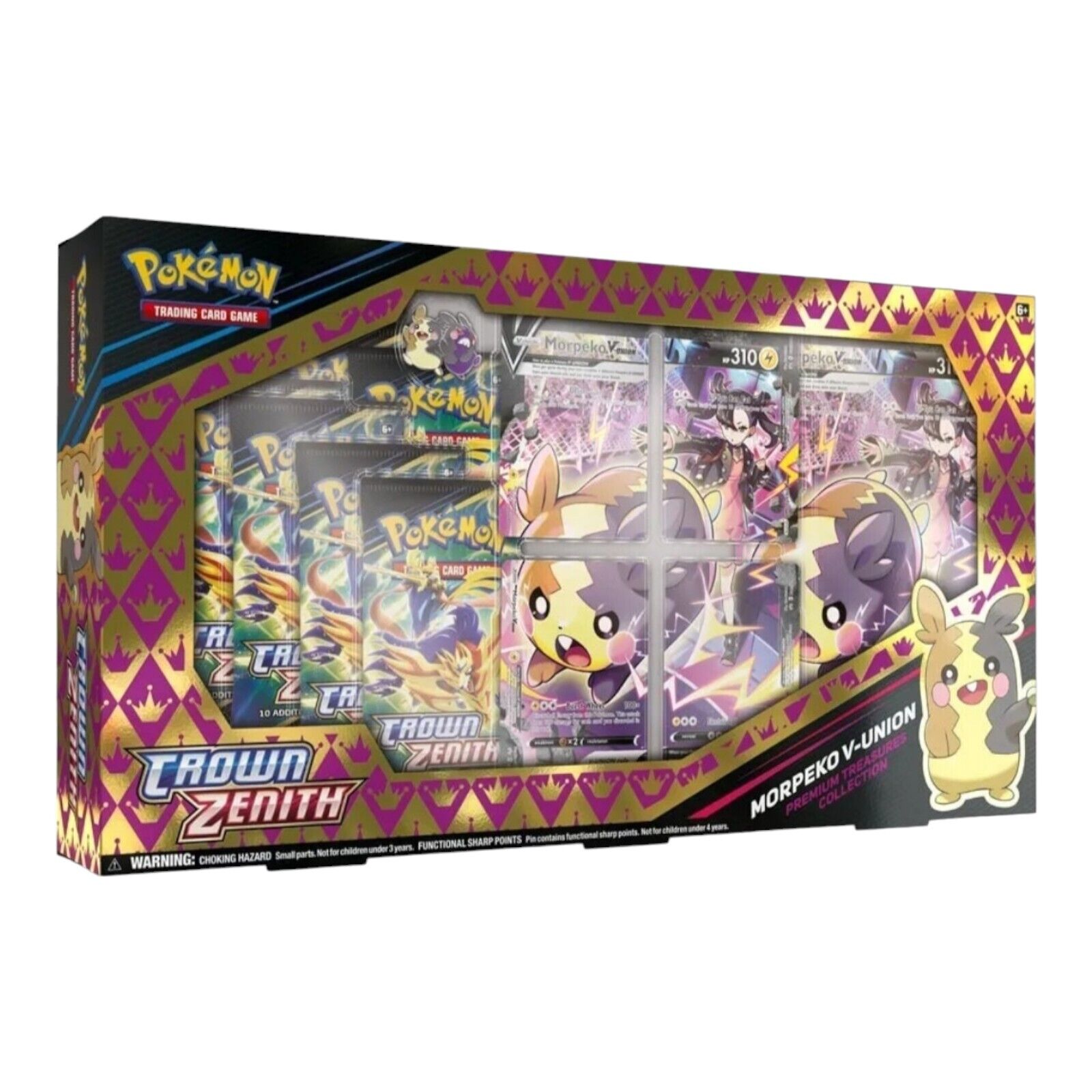 Nintendo Pokemon TCG Crown Zenith Premium Treasures Collection Morpeko V-UNION