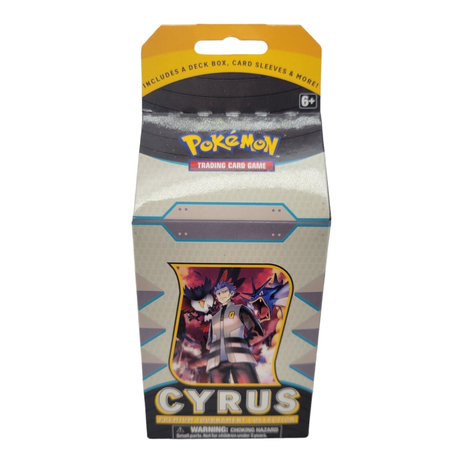 Nintendo Pokemon TCG Premium Tournament Collection Cyrus Deck Box Card Sleeves