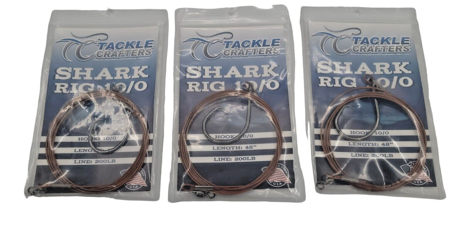 Tackle Crafters Shark Rig Lot of 3