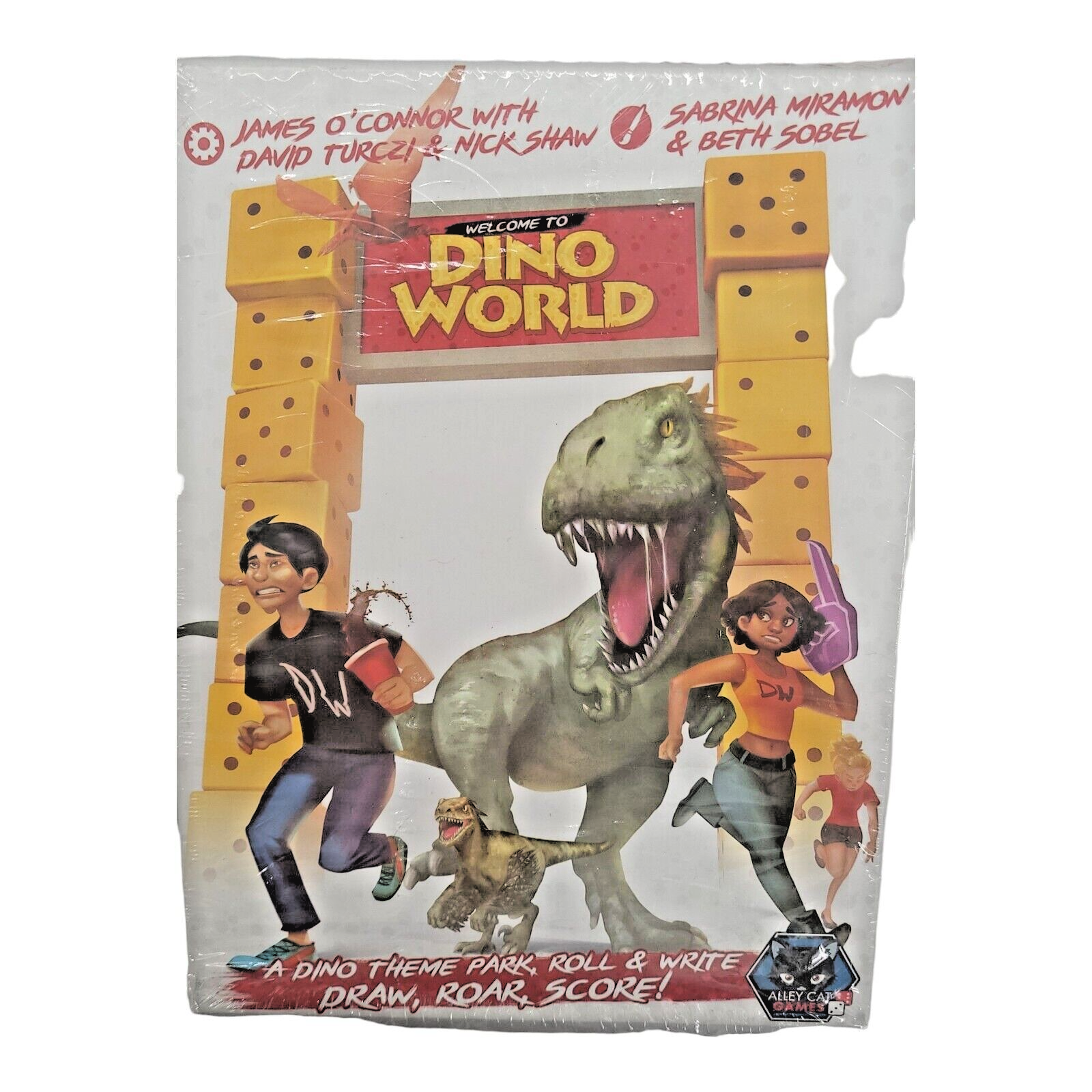 Alley Cat Games Dino World Dice Game 1 to 75 Players Age 12 and Up