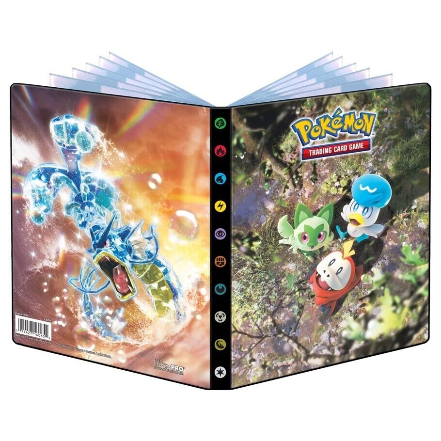 Pokemon Ultra Pro Scarlet and Violet 80 Card Binder Portfolio Gyarados Quaxly