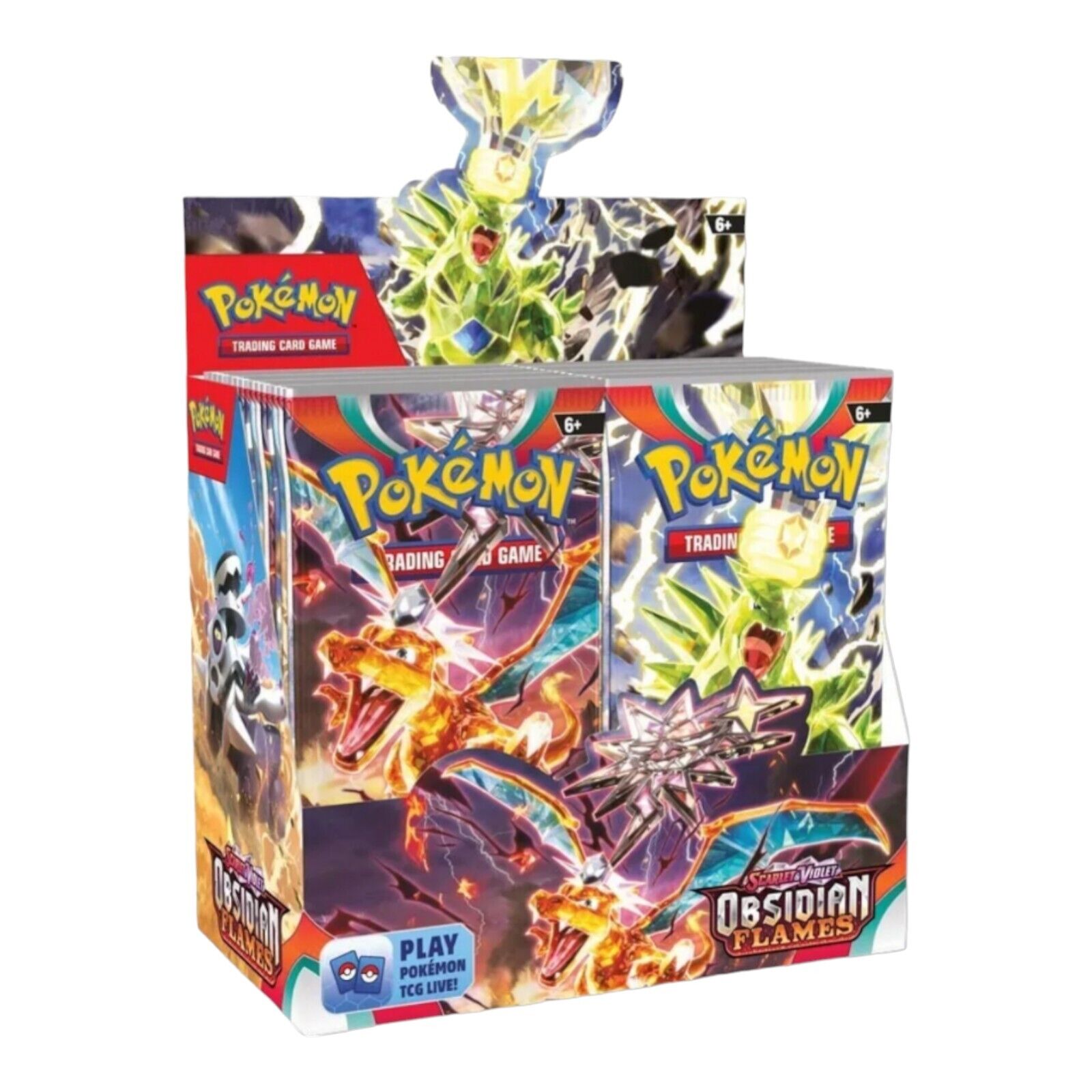 Pokemon TCG Scarlet and Violet Obsidian Flames Booster Box 36 Packs