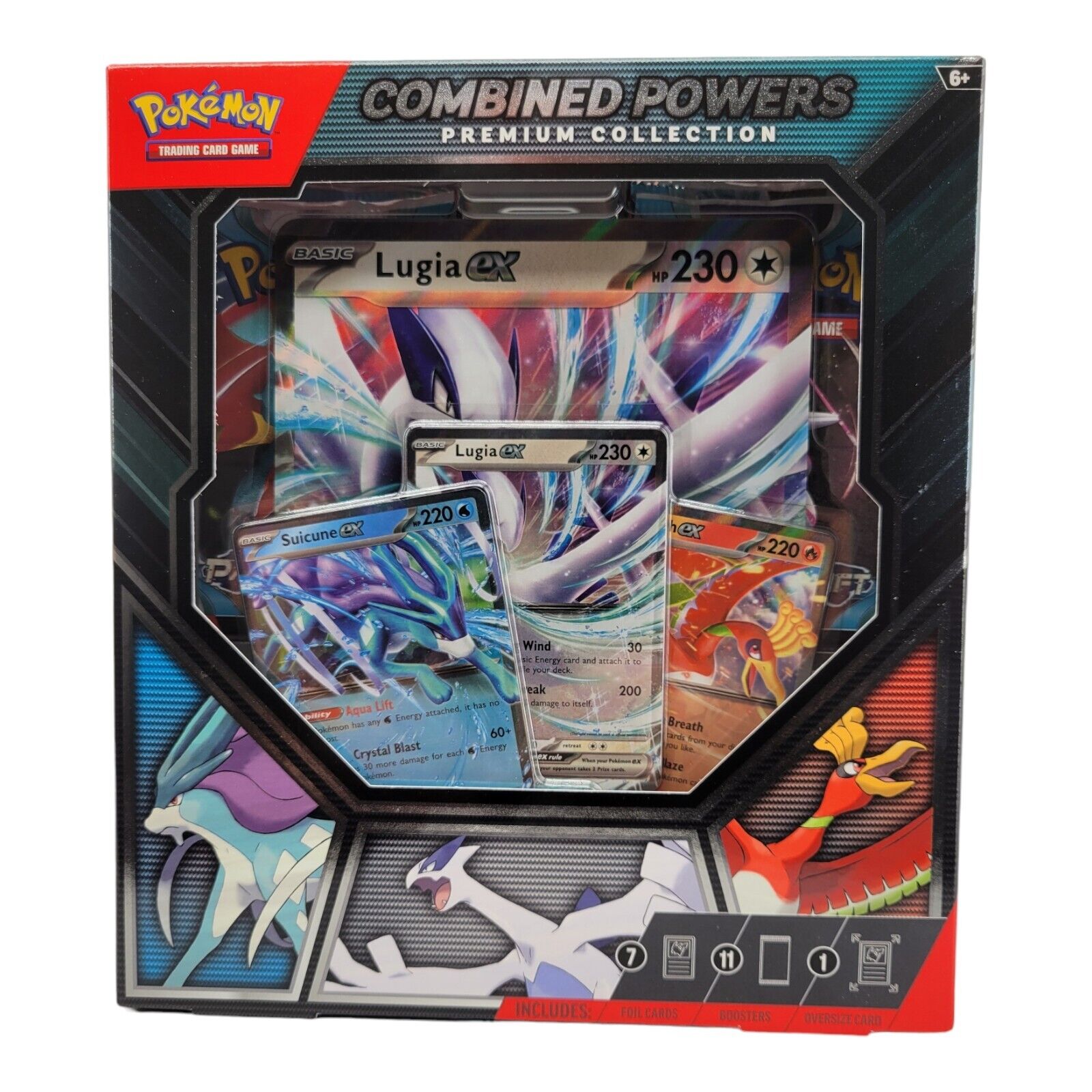 Nintendo Pokemon TCG Combined Powers Premium Collection Box Suicune Ho-Oh Lugia