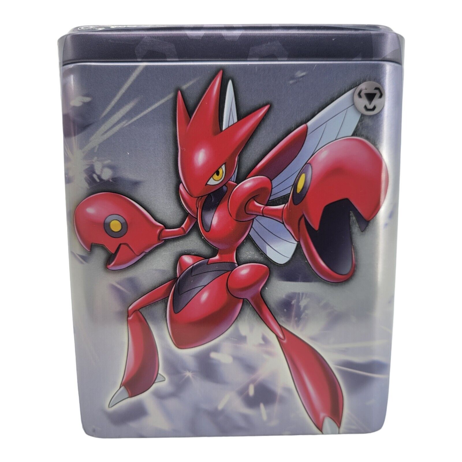 Pokemon TCG 2024 Q1 Stacking Tin 3 Booster Packs and Stickers One at Random