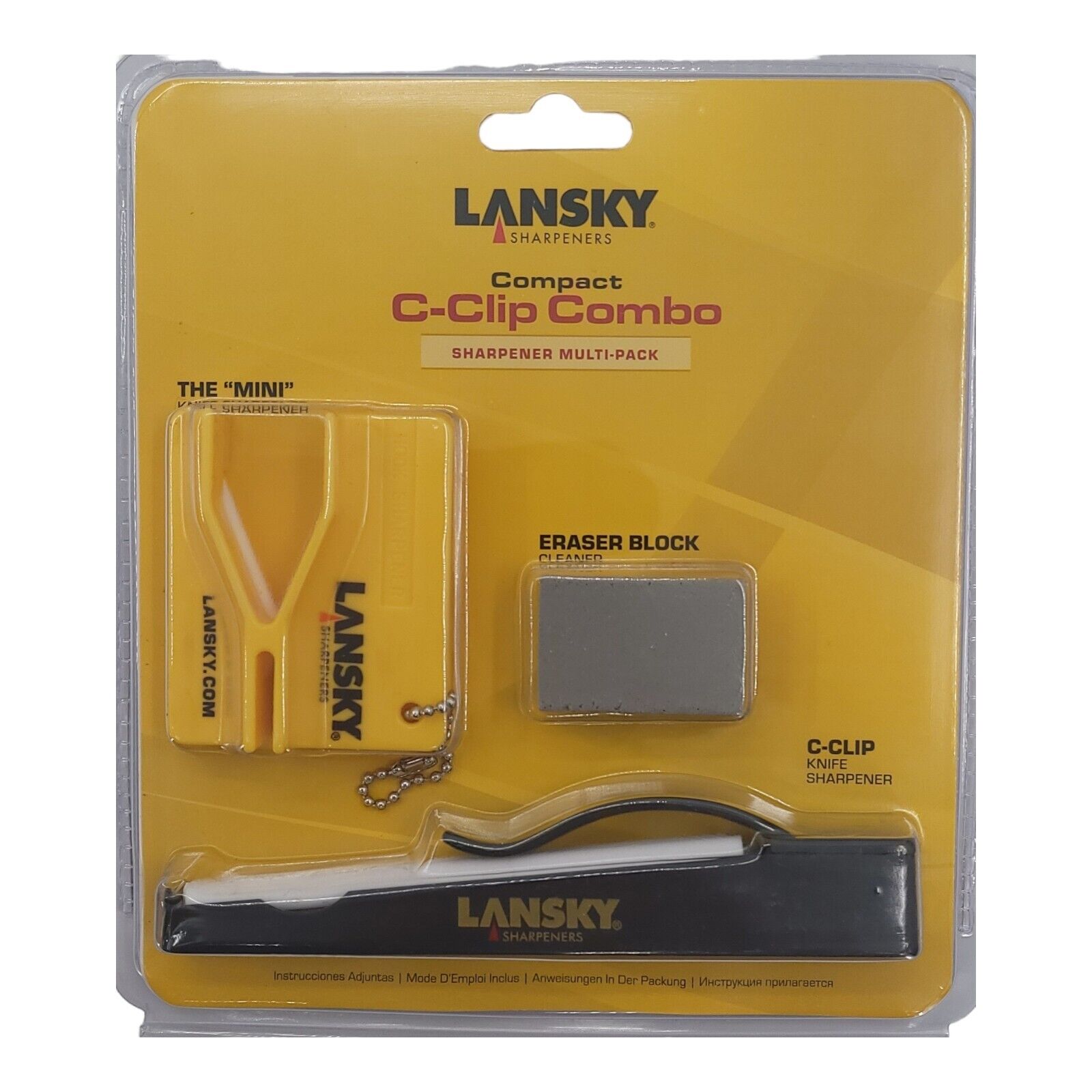 Lansky Compact C CLIP Combo Sharpener Multi Pack