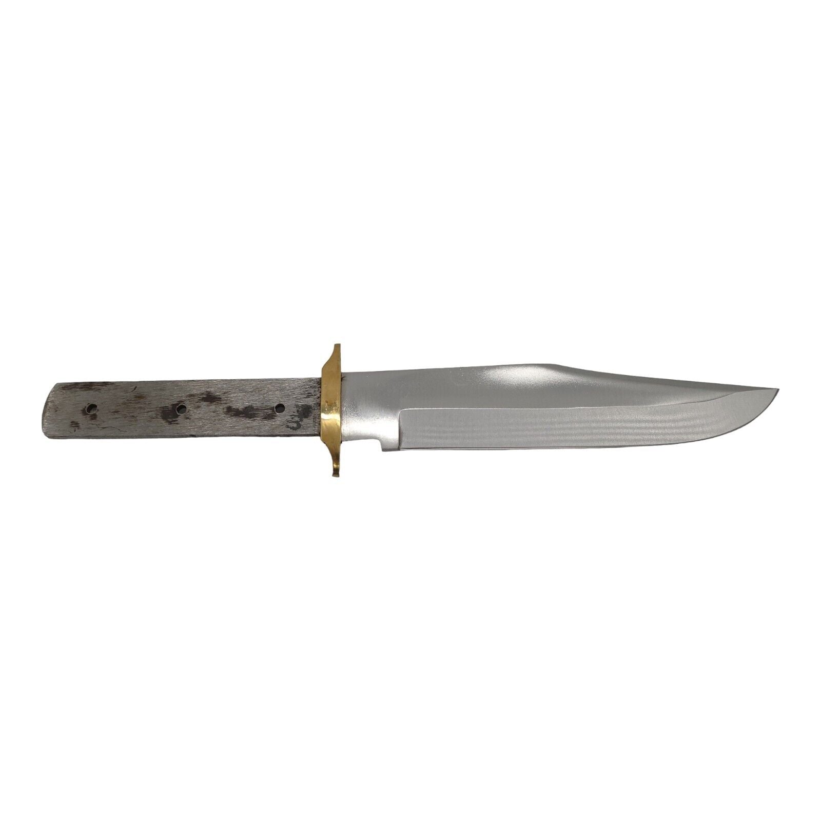 Knifemaking Fixed Knife 13" Knifemaking Stainless Steel Bowie Blade With Guard