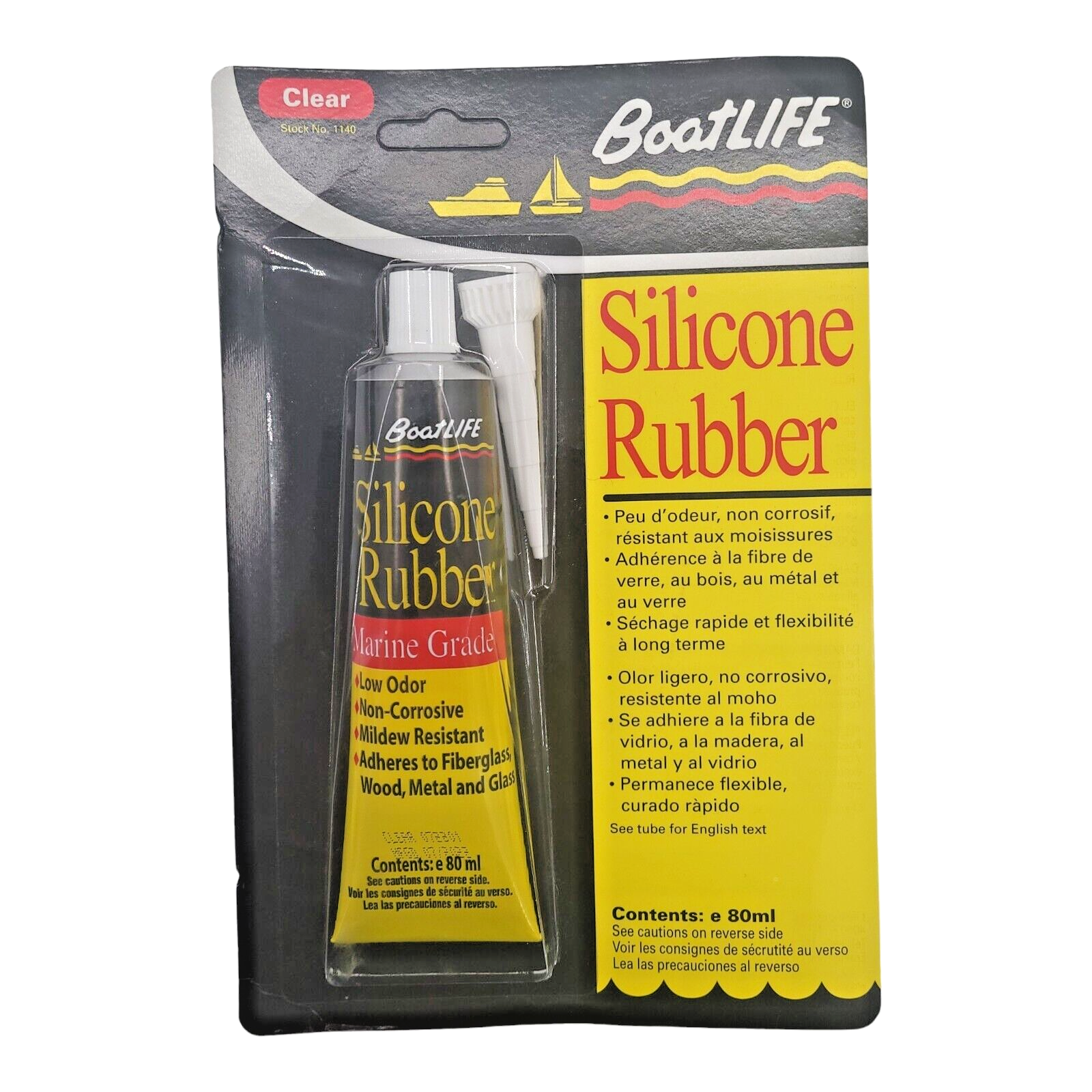 BoatLIFE Silicone Rubber Tube 2.8 Fluid Ounces Clear 1140