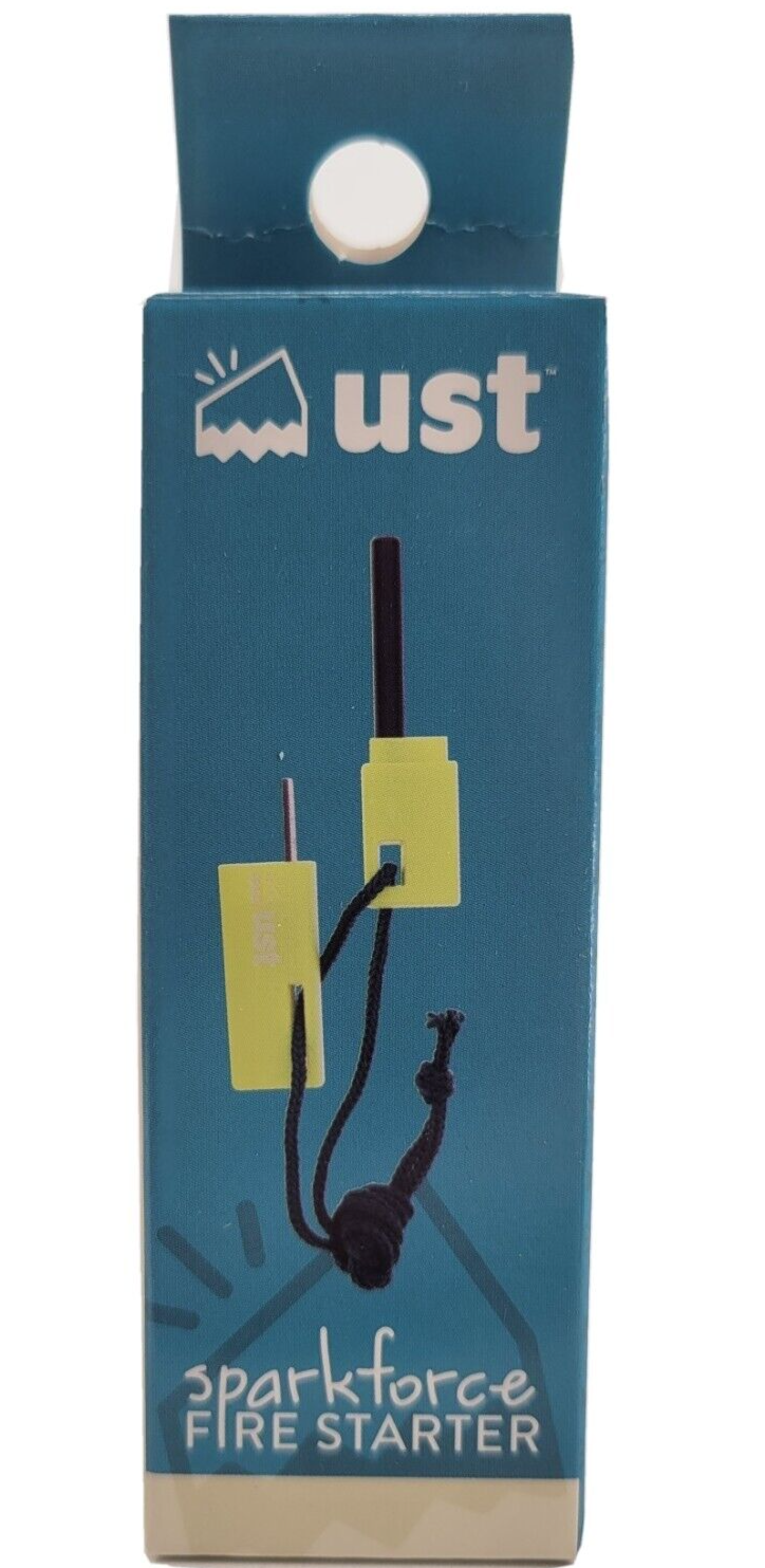 UST SparkForce Fire Starter Compact High-Performance Fint-Based Wet or Windy