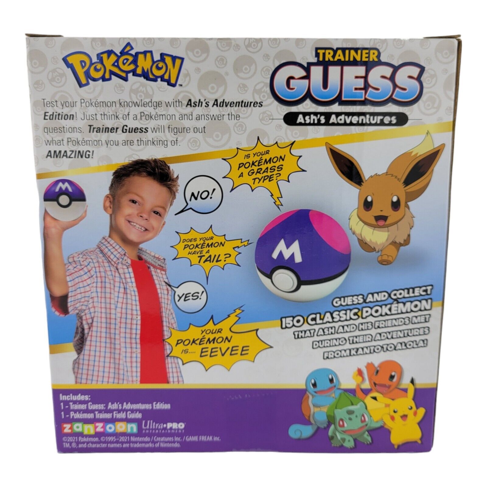 Ultra PRO Nintendo Pokemon Trainer Guess Ashs Adventures Toy Guessing Game