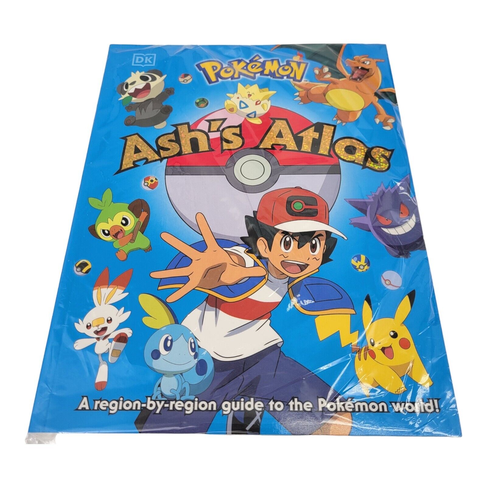 Pokemon Ash's Atlas Paperback Adventure Book Region Guide by Glenn Dakin