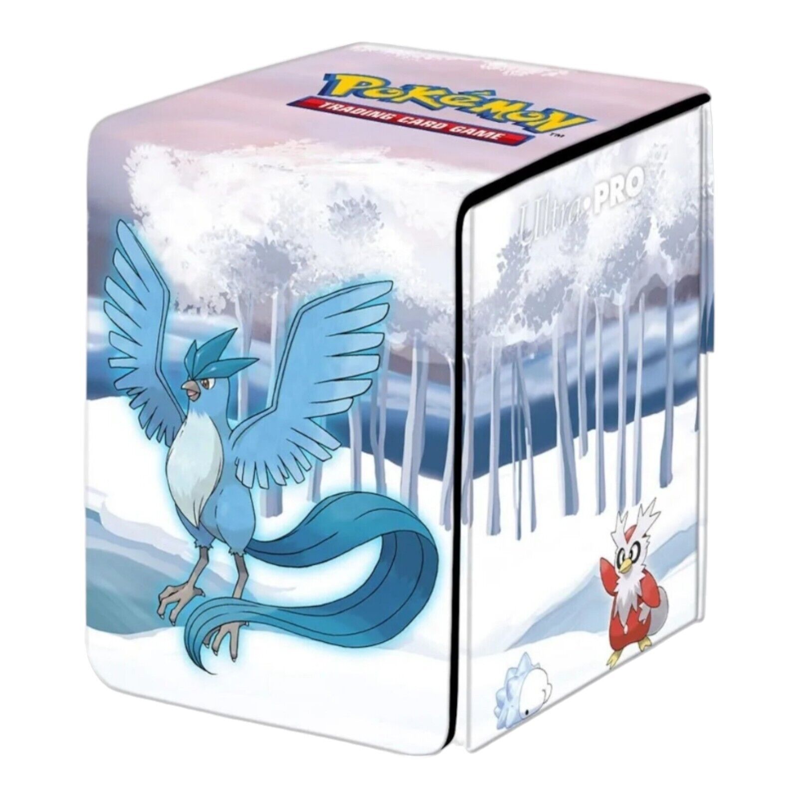 Ultra Pro Nintendo Pokemon TCG Frosted Forest Alcove Flip Deck Box Card Storage