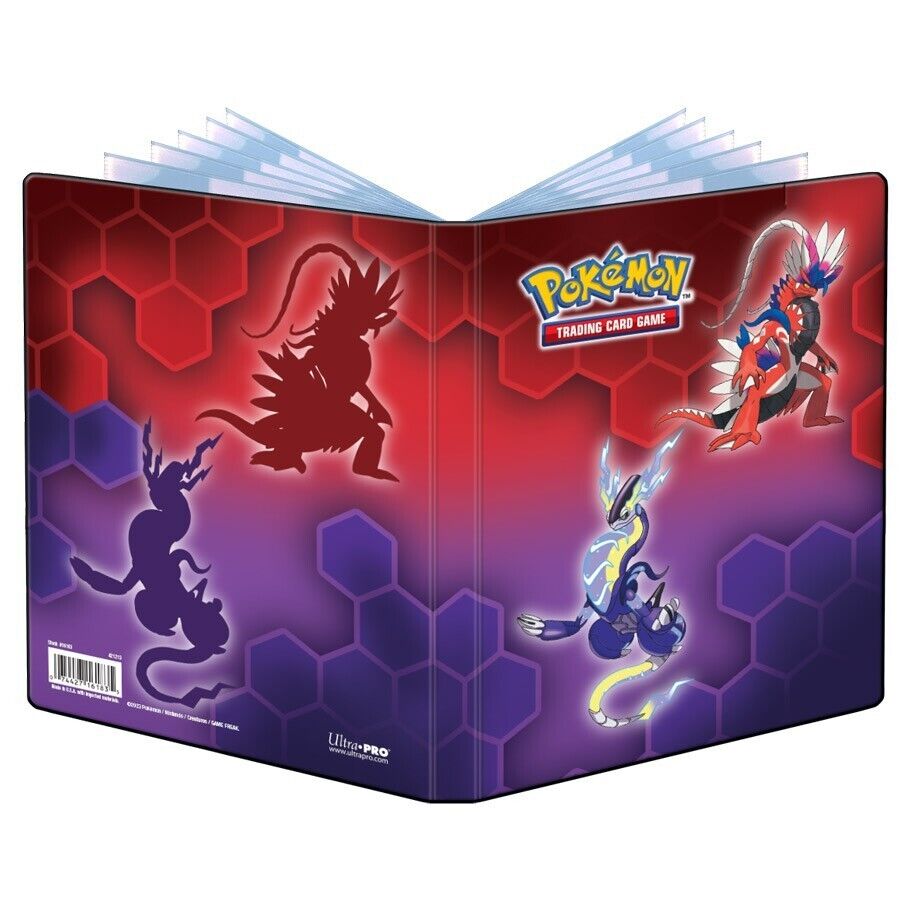 Pokemon Ultra Pro Portfolio Scarlet and Violet 80 Card Binder Koraidon Miraidon