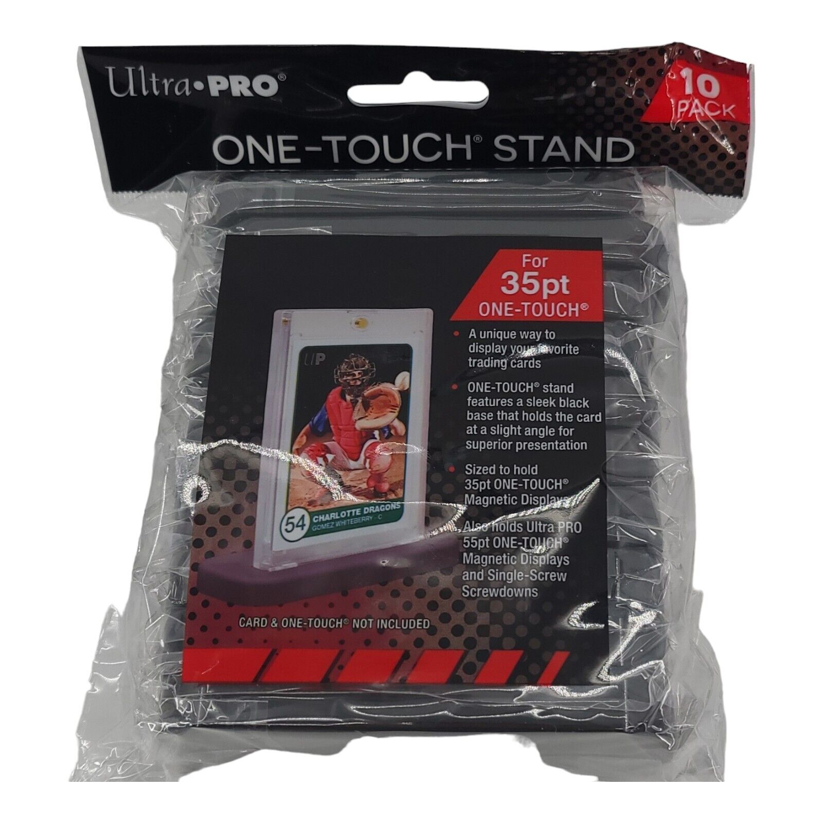 Ultra Pro 35pt ONE-TOUCH Stands Sleek And Minimal Design 10 Pack