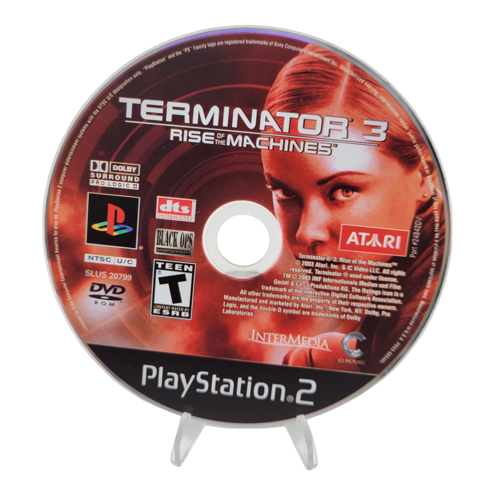 Atari Terminator 3 Rise of the Machines PS2 Game with Manual and Case 2003