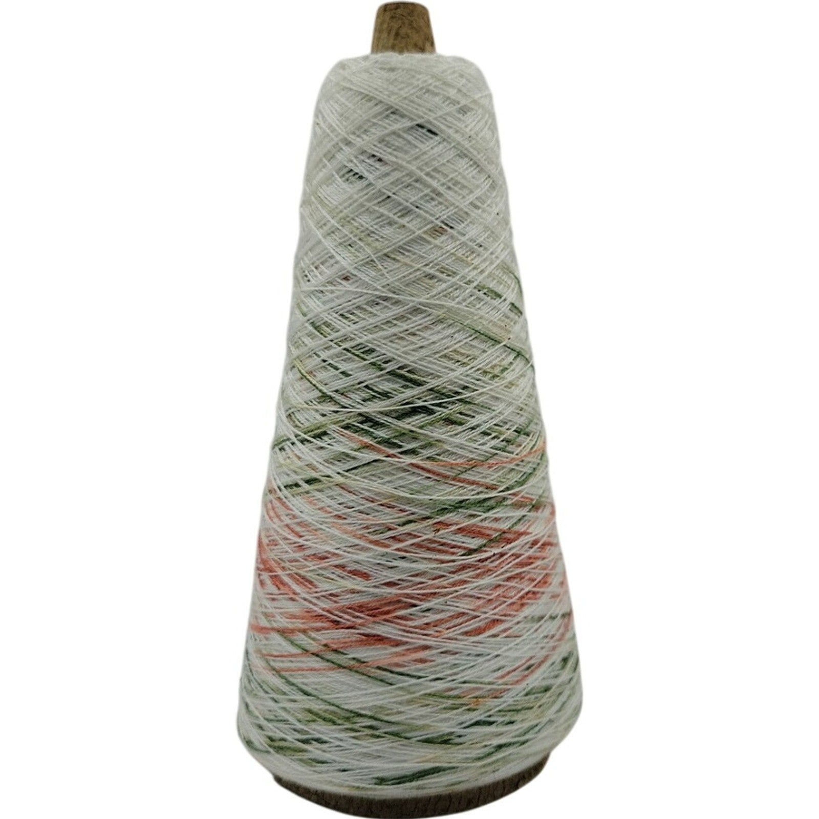 Vintage Acrylic Cone Yarn Chesln White M1355