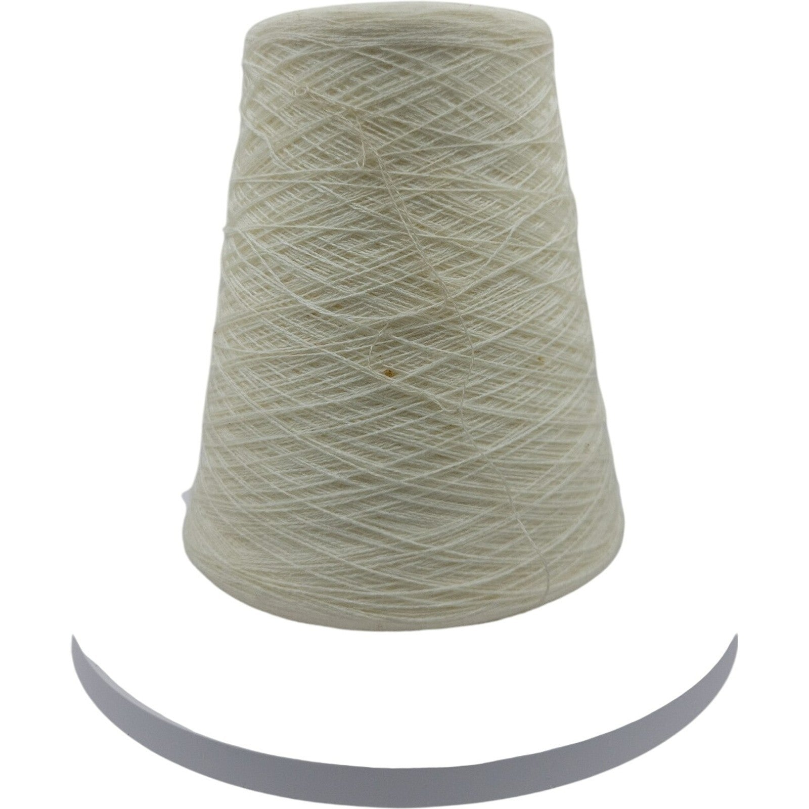 Vintage Acrylic Weaving Knitting Yarn 2/24 White Mc Lot 78941