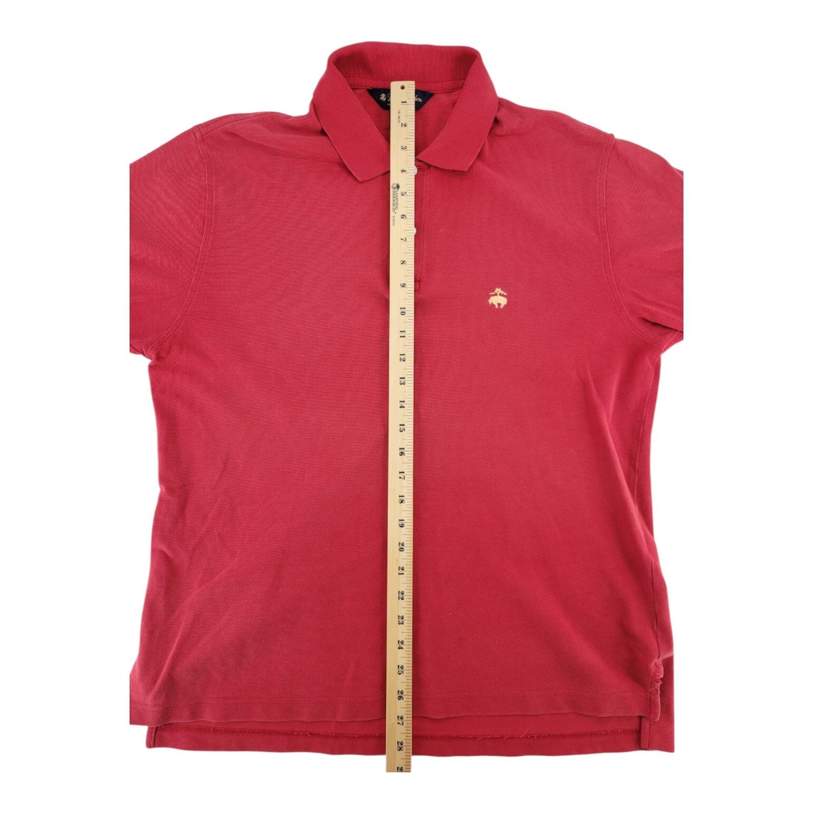 Brooks Brothers Performance Knit Red Polo Shirt Mens Size M