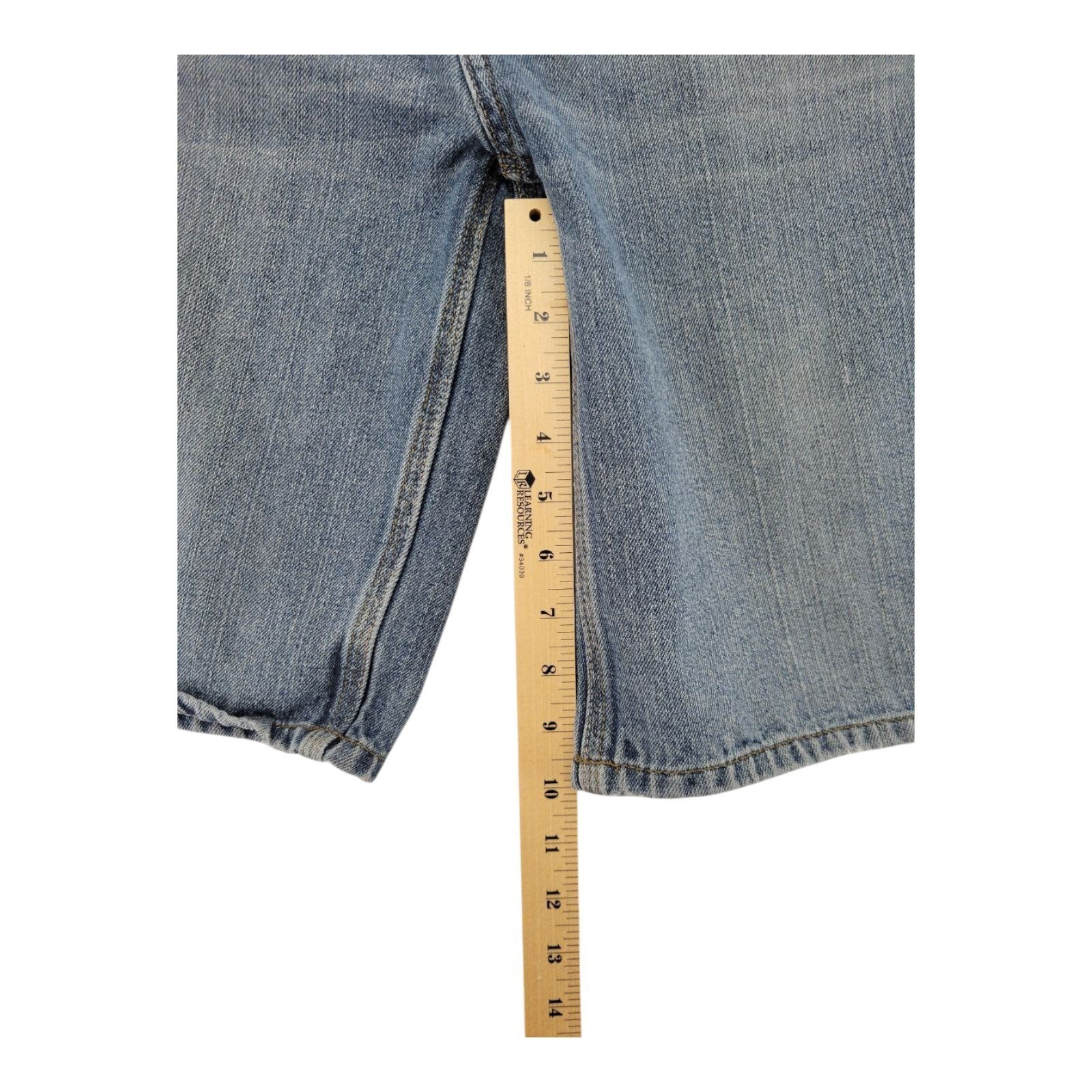 Levi's Denim Shorts Mens Blue Loose Straight Fit Carpenter Pockets Size 30
