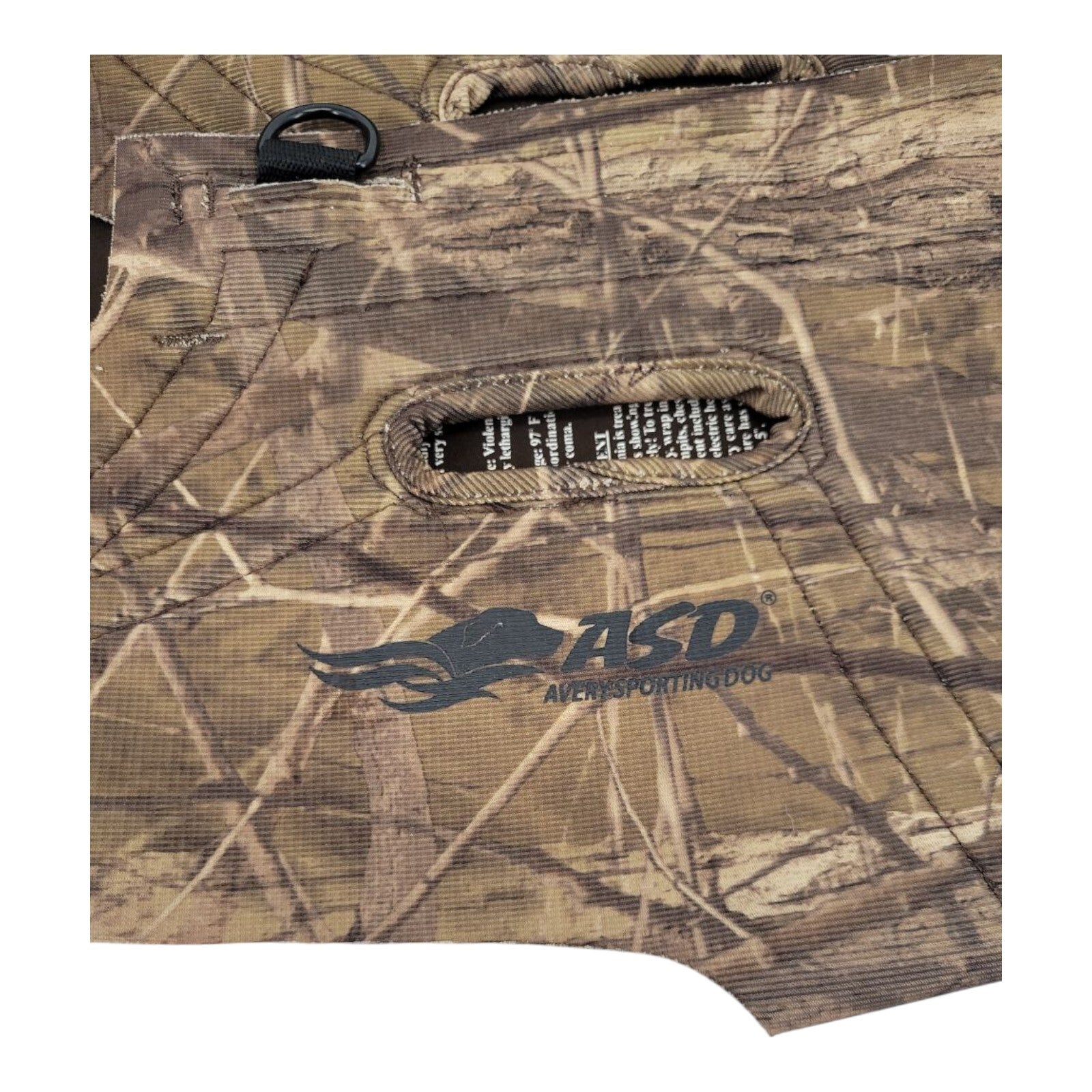 Avery Sporting Dog Camo Neoprene Vest Hunting Gear Chest 33" Neck 20" Size 2XL