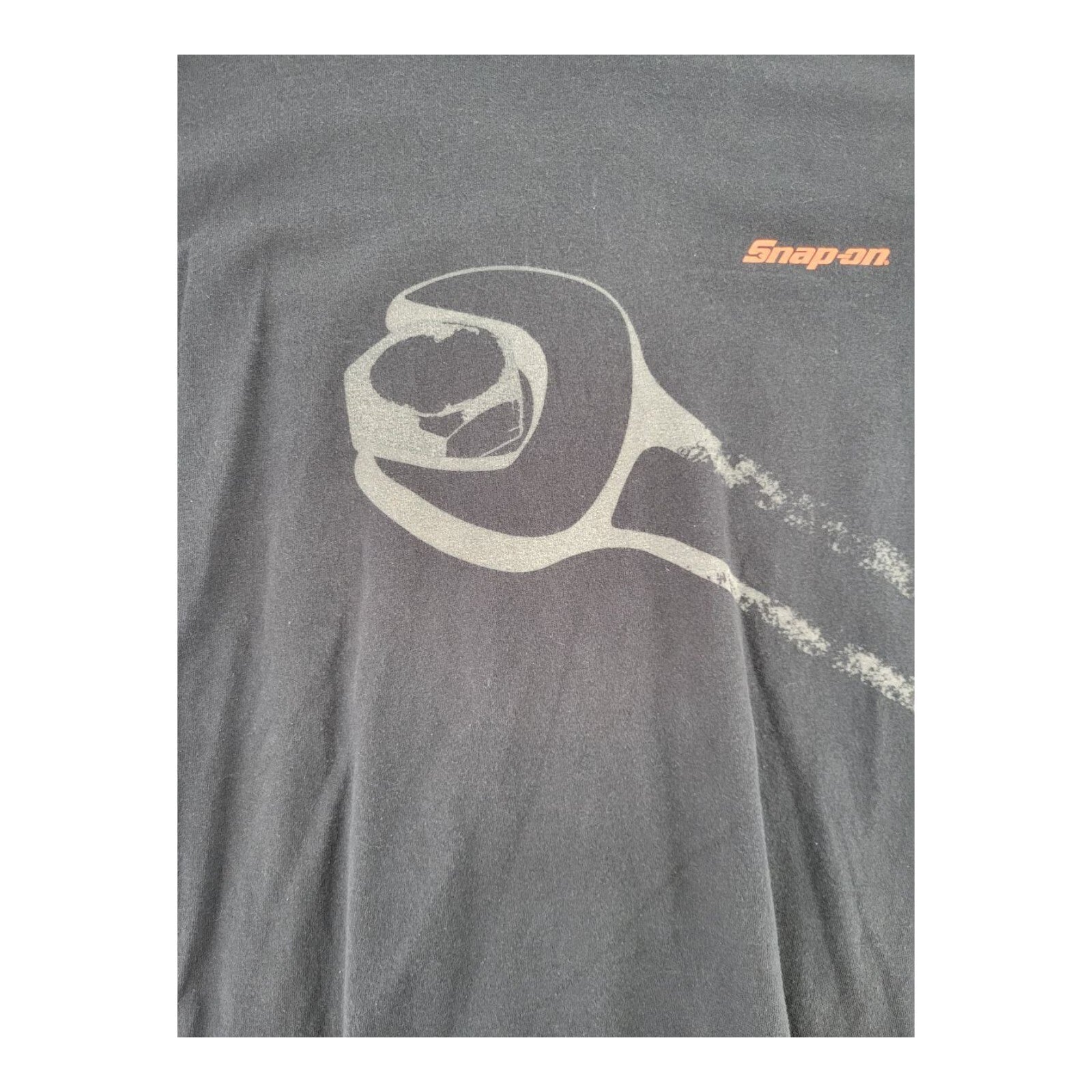 Snap on Black Wrench Graphic T-Shirt Delta Pro Weight Short Sleeve Size 2XL
