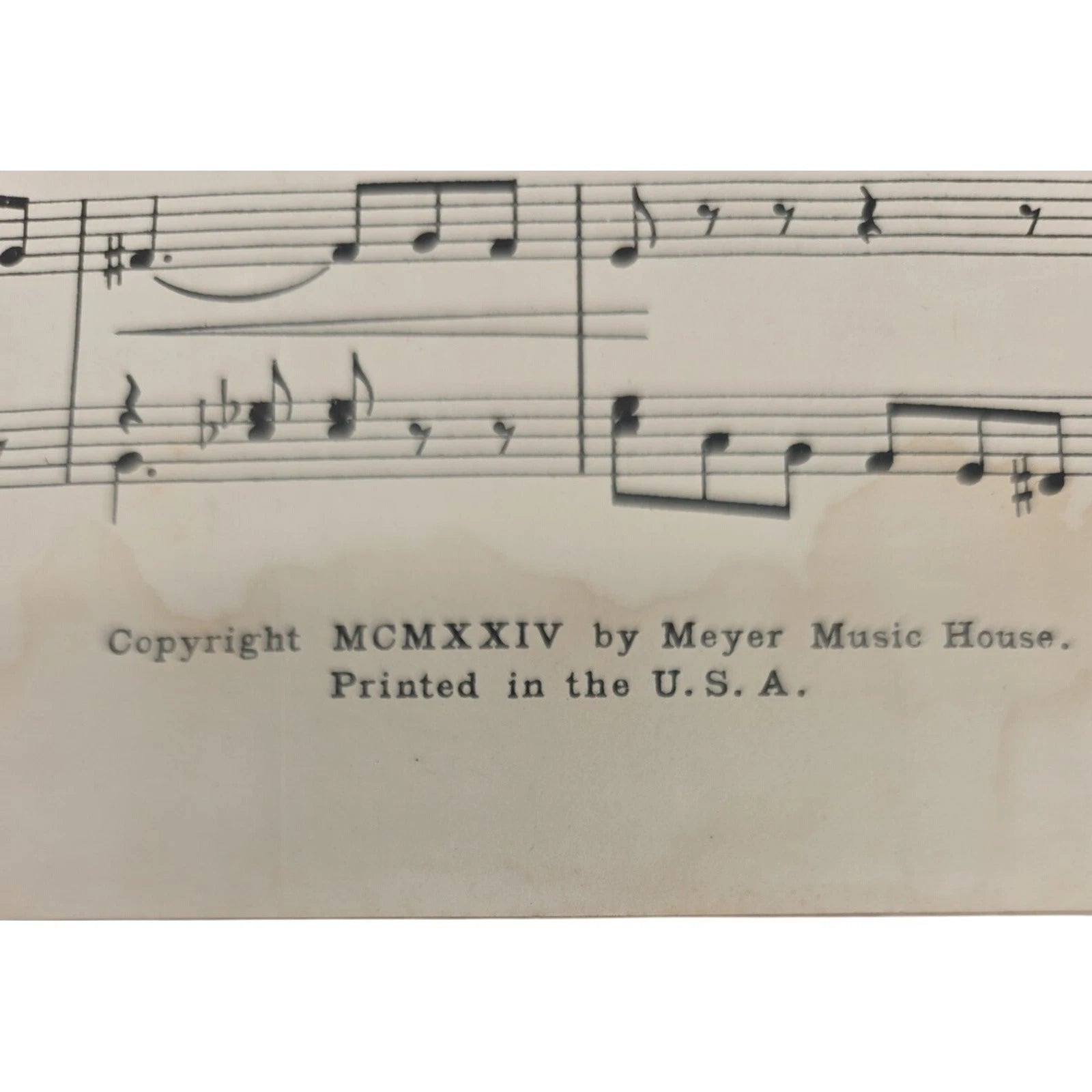 Our Band March 1924 Sheet Music by John Van Vyven Holland American Legion Band