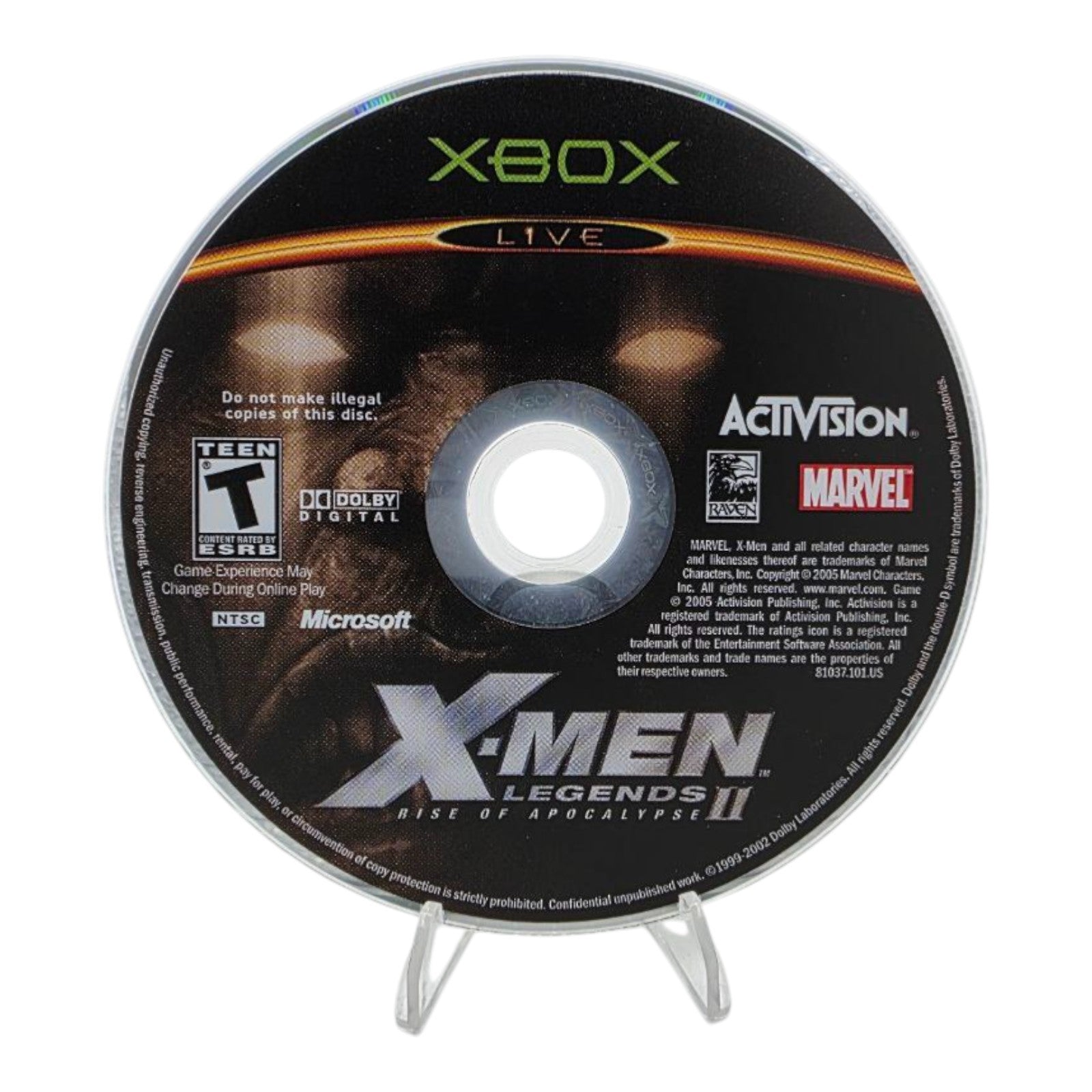Xbox X-Men Legends II Rise of Apocalypse Complete with Manual Tested 2005