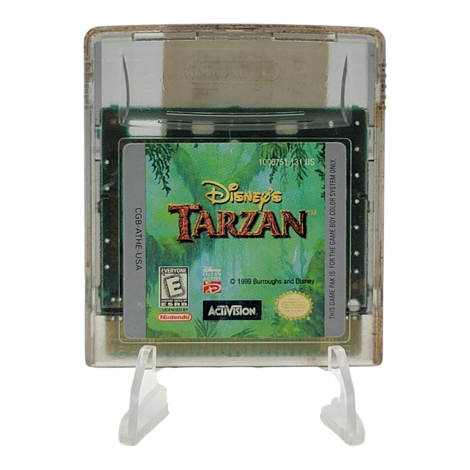 Disney's Tarzan 1999 Activision Nintendo Game Boy Color GBC Game