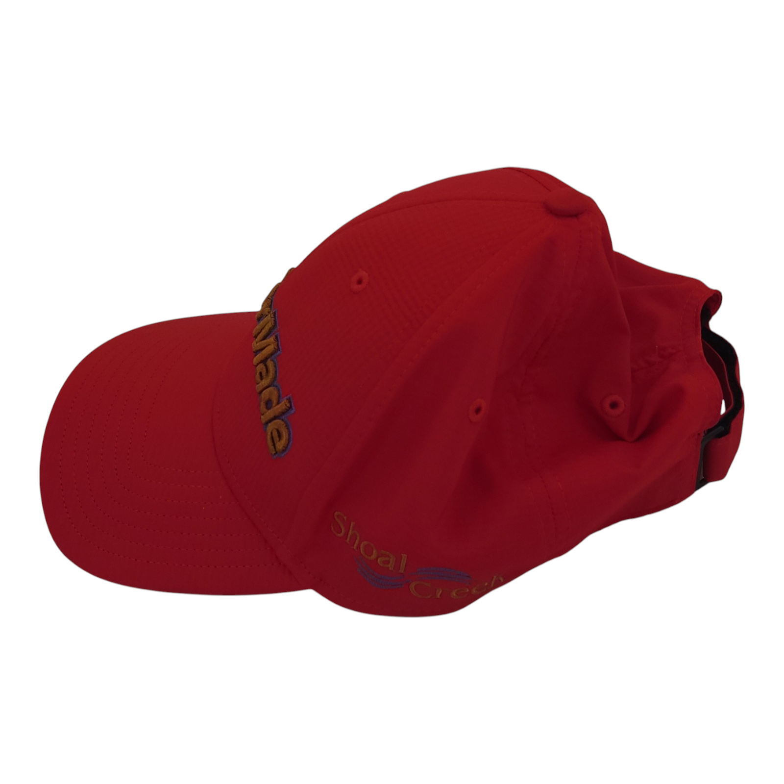 TaylorMade Shoal Creek Red Unstructured Adjustable One Size Baseball Cap Golf