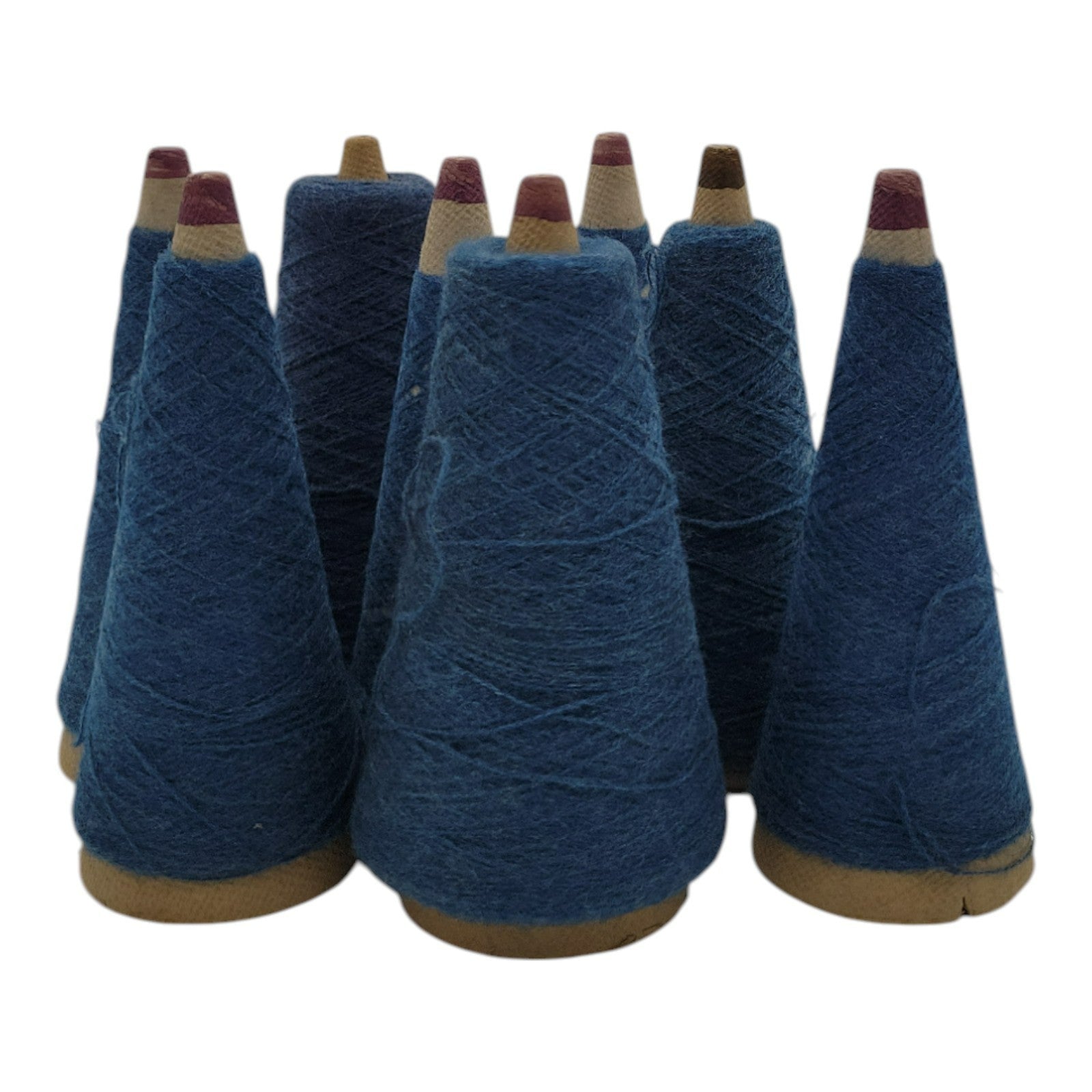 Vintage Templon 2/24 Betony Heather Yarn Cone Lot of 8