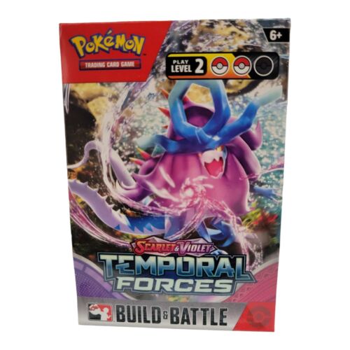 Pokemon TCG Scarlet and Violet Temporal Forces Build & Battle Box SV05 40 Cards