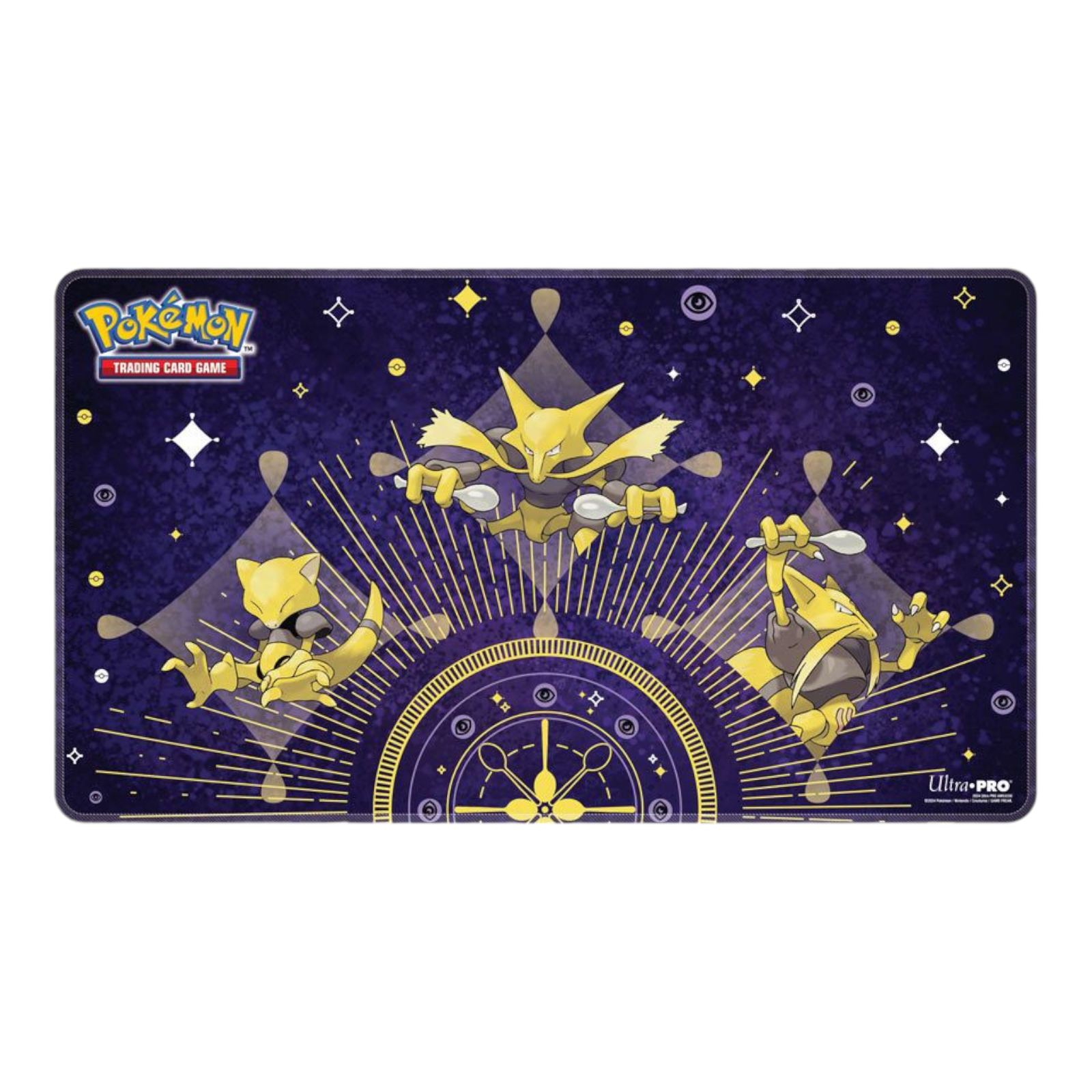 Ultra Pro Pokemon Abra Evolutions Stitched Playmat 24" x 13.5" for Card Gaming