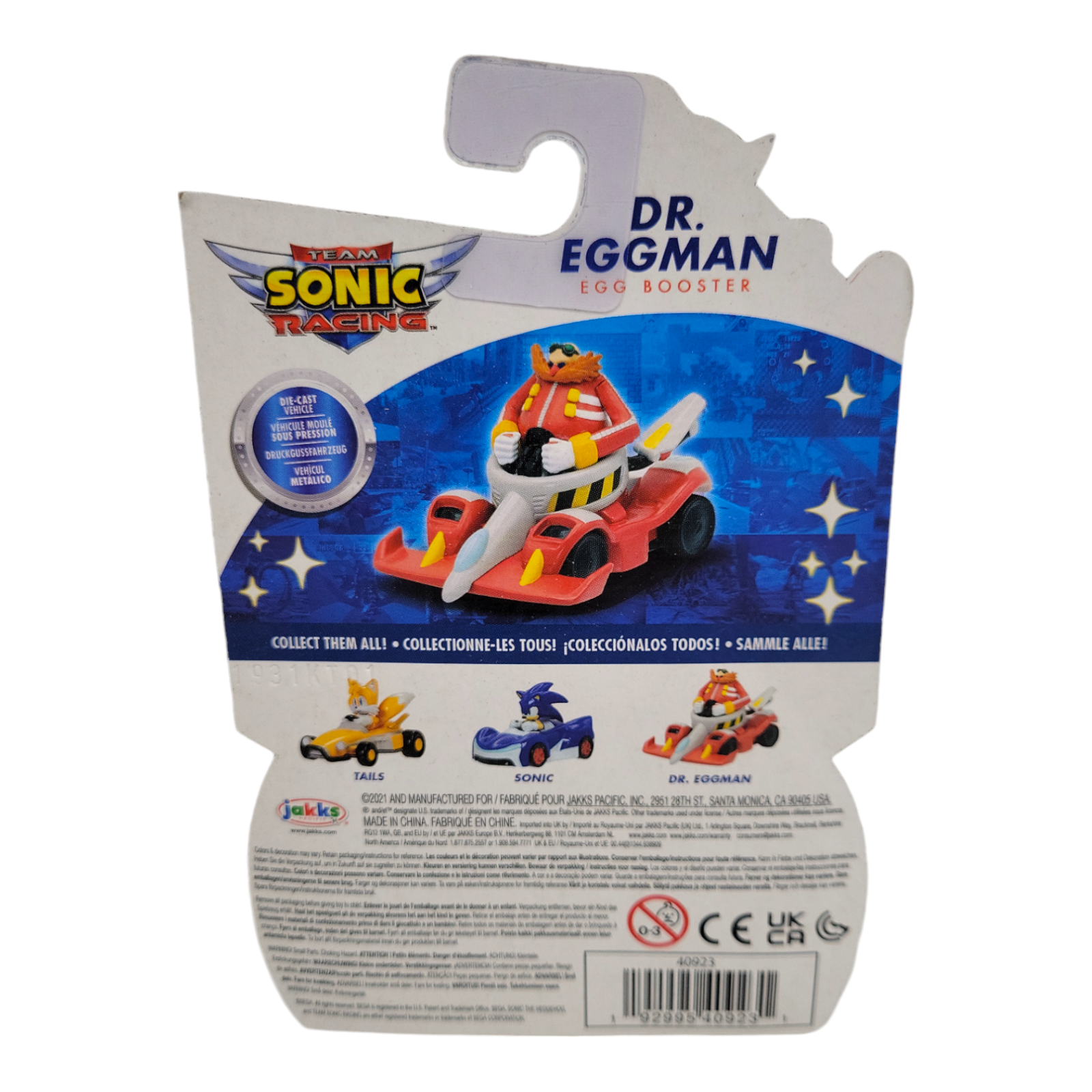 Sonic the Hedgehog Dr. Eggman Diecast Vehicle Egg Booster by Jakks Pacific