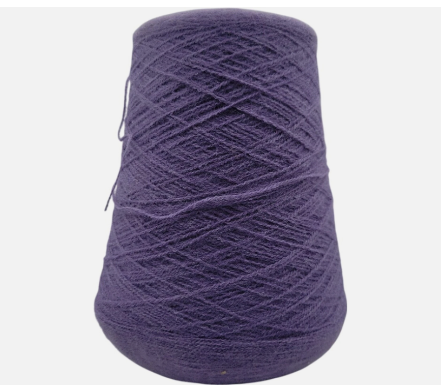 Templon Lavender Heather O/N 2/24 Cone Vintage Weaving Knitting Yarn Lot S-78427