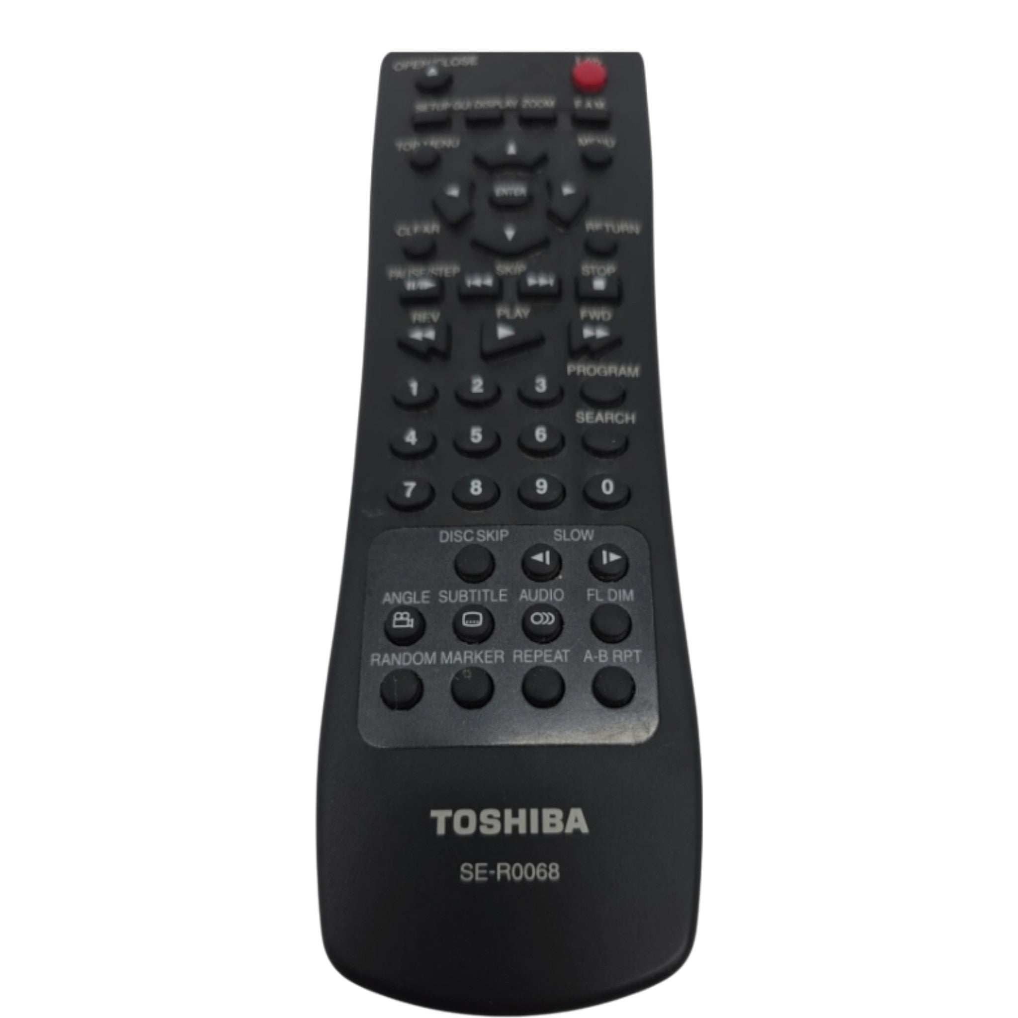 Toshiba SE-R0068 DVD Player Remote Control Genuine OEM Tested & Working