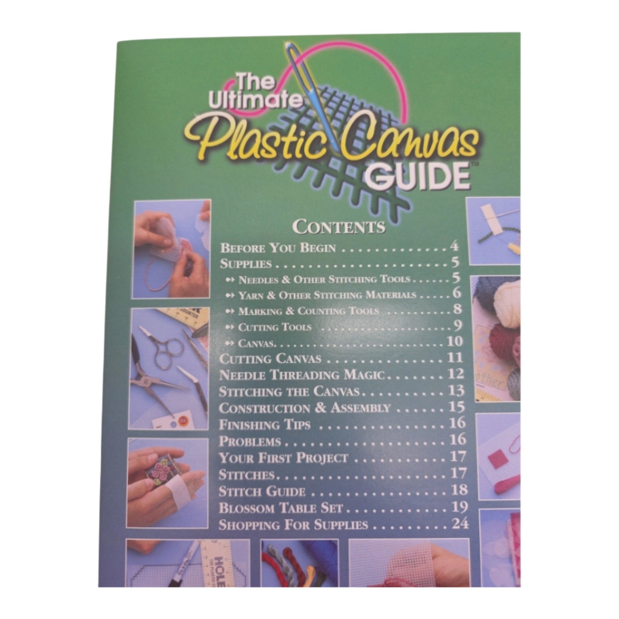 Lot of 8 Needlecraft Shop Plastic Canvas Pattern Booklets Cross Stitch Crafts