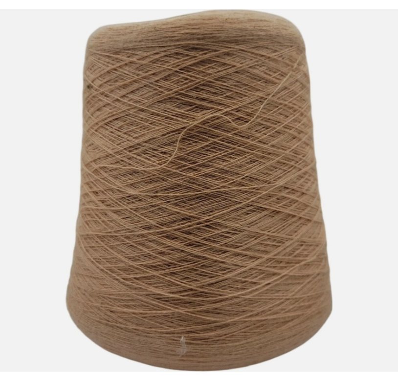 Marion Dyers Vintage 2/24 Peach Weaving Knitting Cone Yarn Lot A-15259