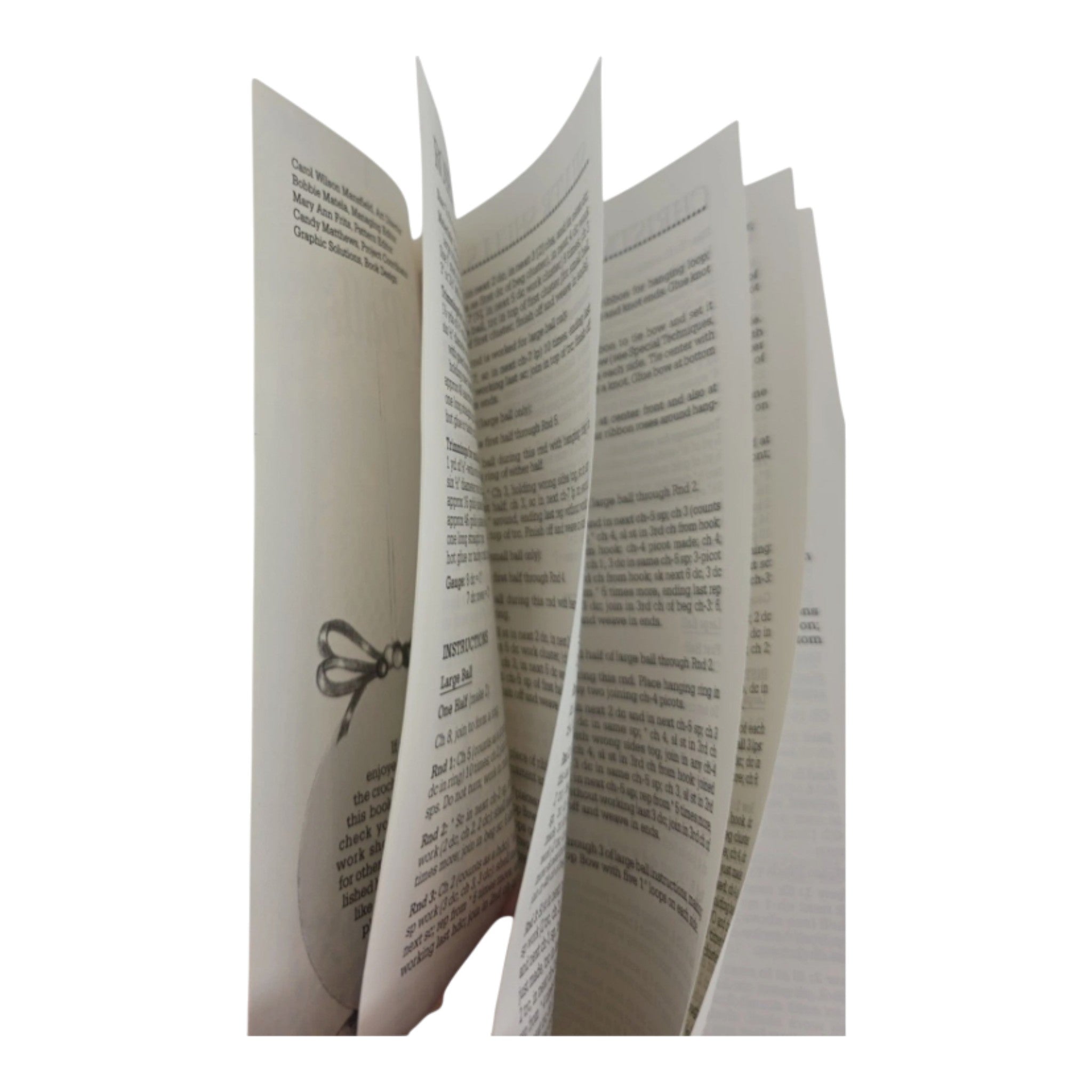 Thread Crochet books Christmas Tree Balls & Christmas Clothespin Angels Lot of 2