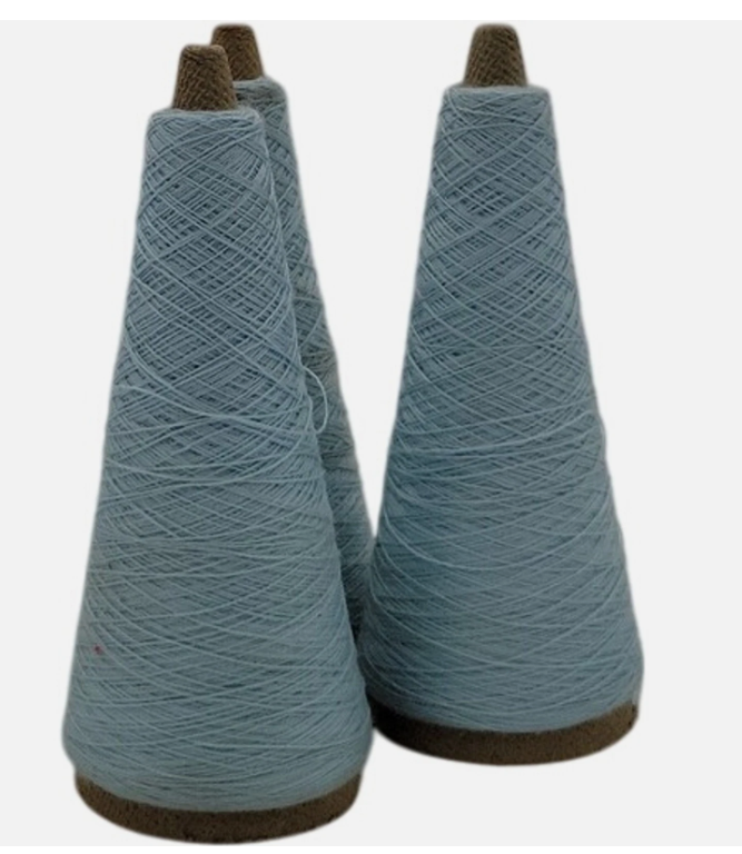 Vintage Dixie Yarns Pale Teal Blue Acrilan Acrylic 2/24 Weaving Yarn L