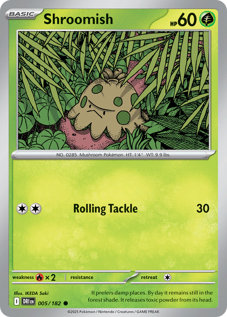Shroomish 5/182 Destined Rivals