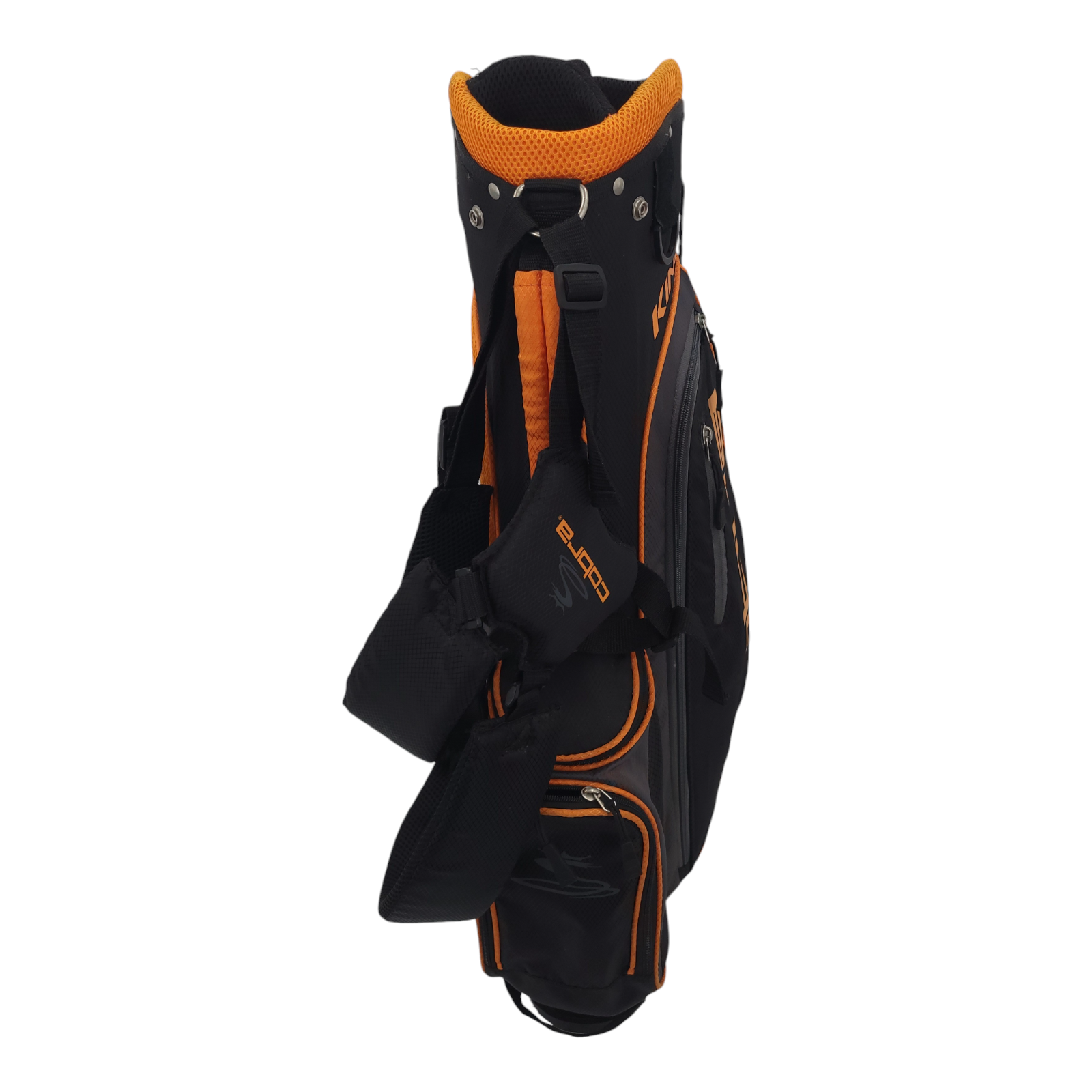 King Cobra Junior Golf Club Stand Bag 5-Way Divider Black Orange