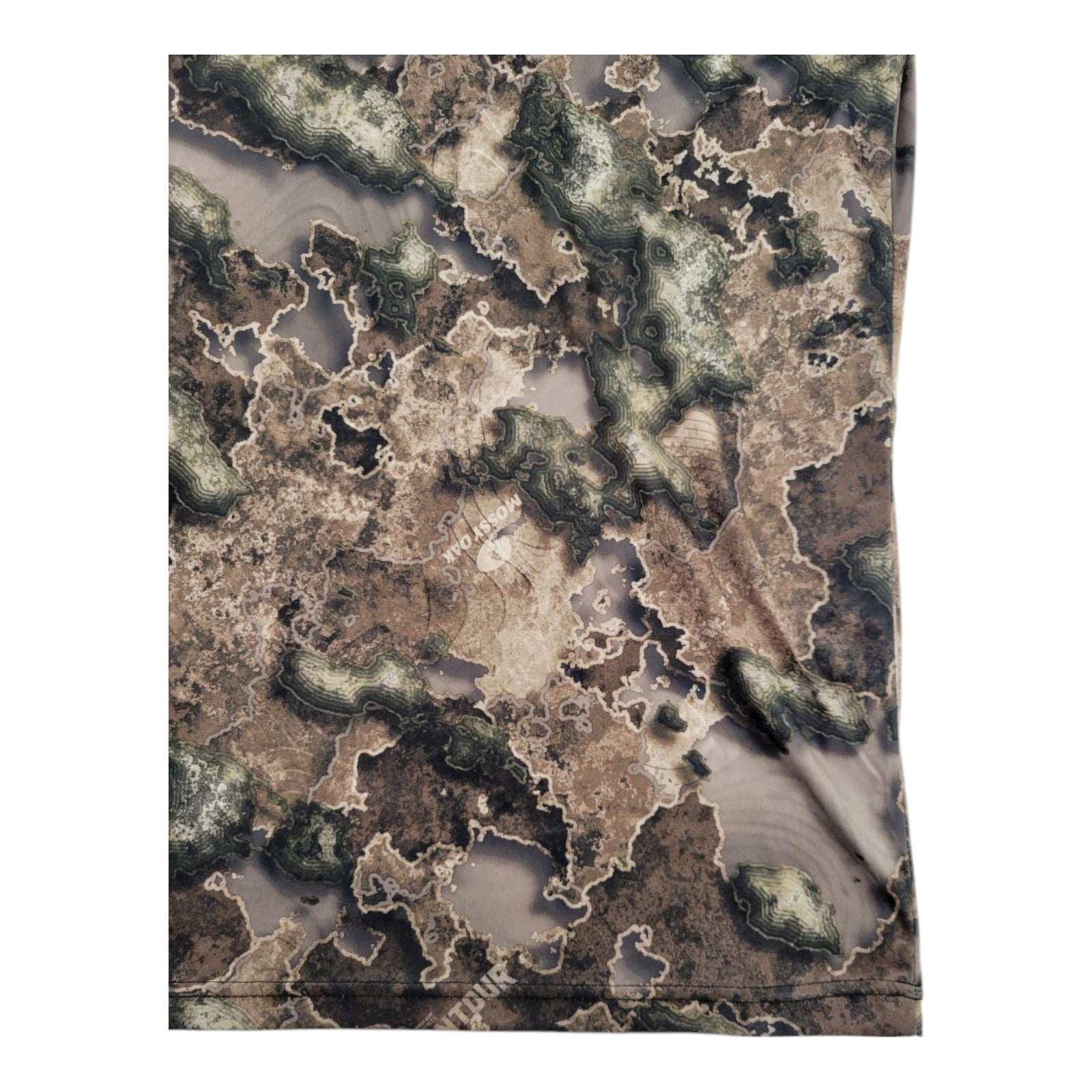Mossy Oak Mens Camouflage Hunting Shirt Contour Camo Polyester Size XL