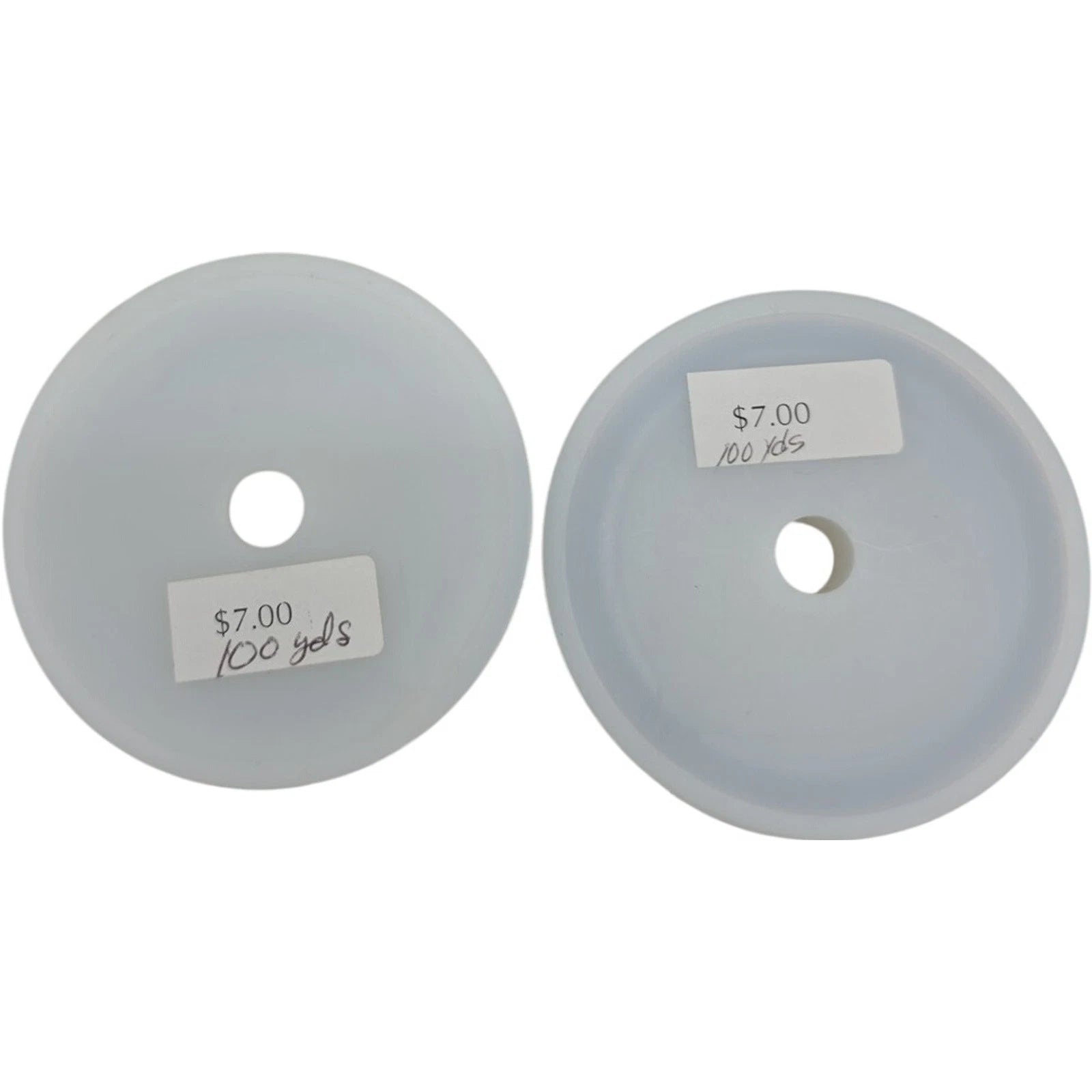Beading Wire Jewelry Making Thread Spools Set of 2 Silver and Brown