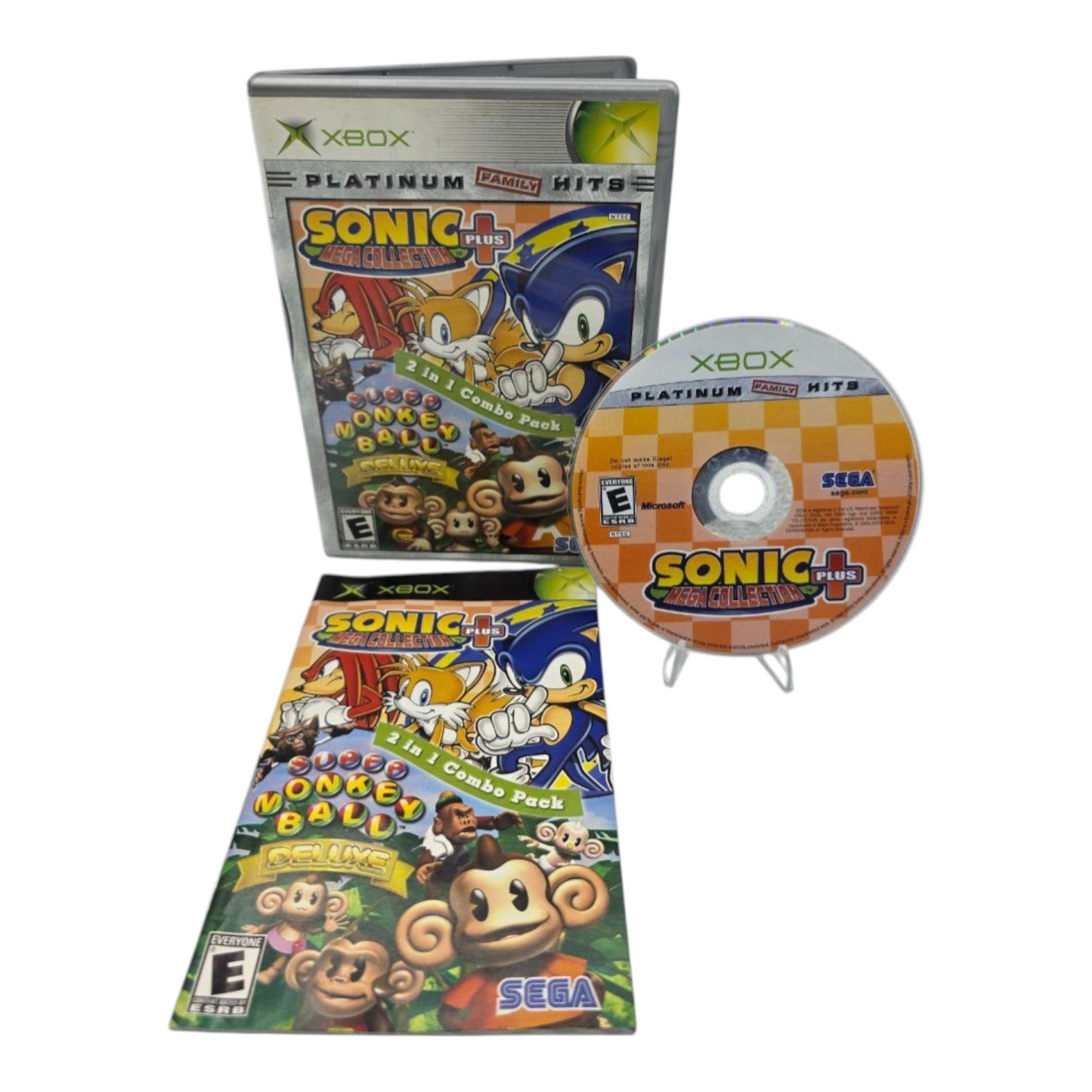 Xbox Sonic Mega Collection Plus 2-in-1 Combo Pack - No Super Monkey Ball Disc