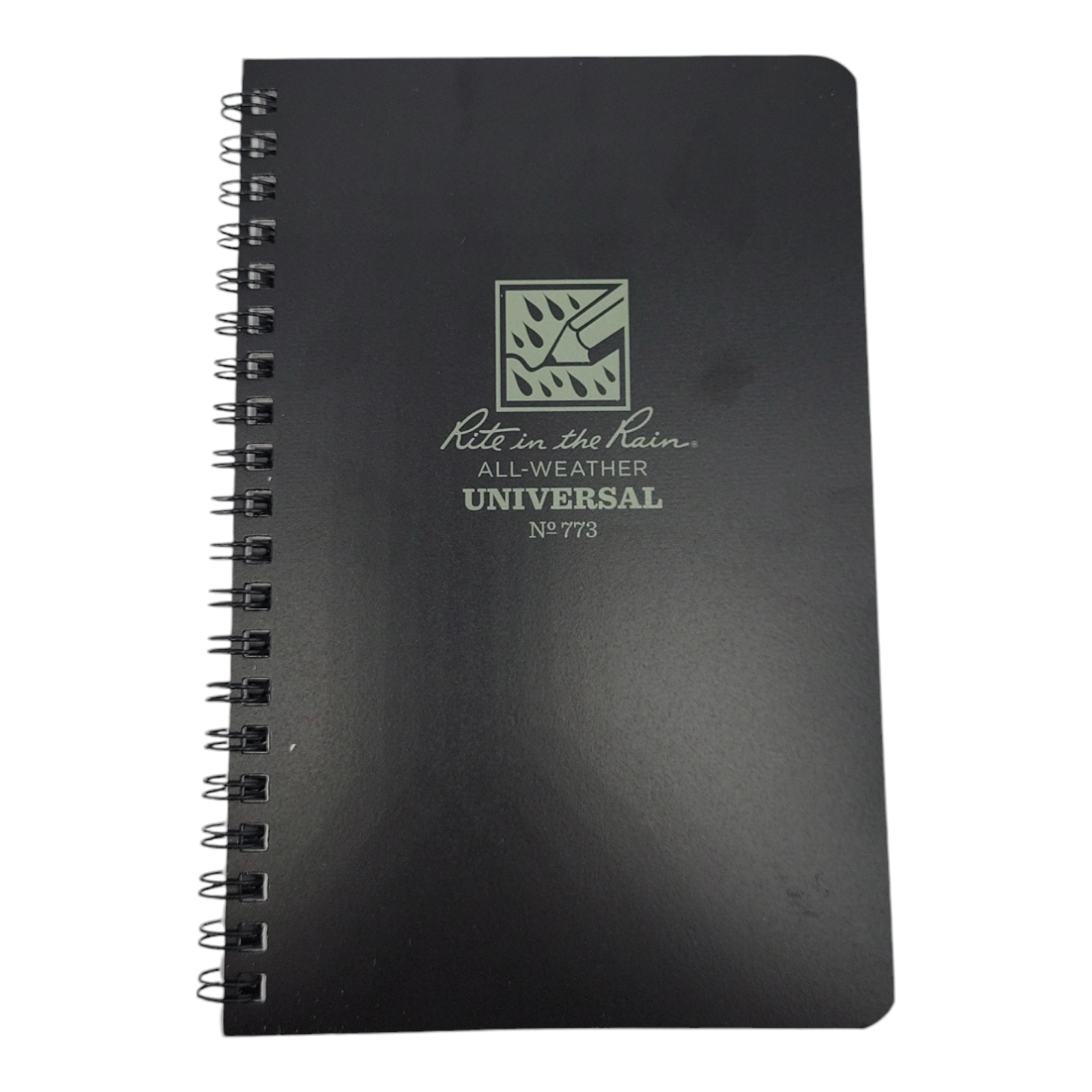 Rite In The Rain All-Weather Side Spiral Notebook 4 5/8" x 7" Black