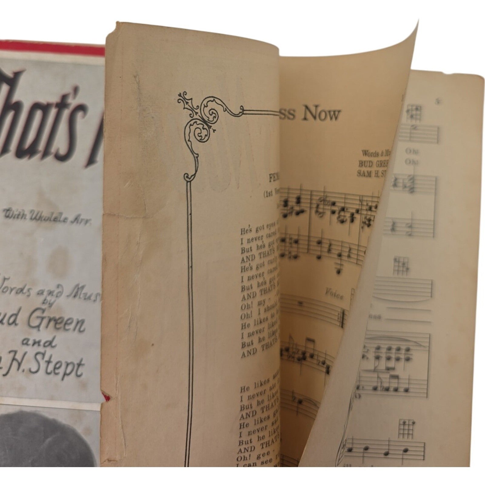 Vintage Sheet Music That's My Weakness Now by Helen Kane 1928