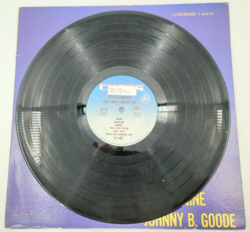 VTG James Brown Chuck Berry Nat King Cole Lot of Three LP Vinyl Record Bundle