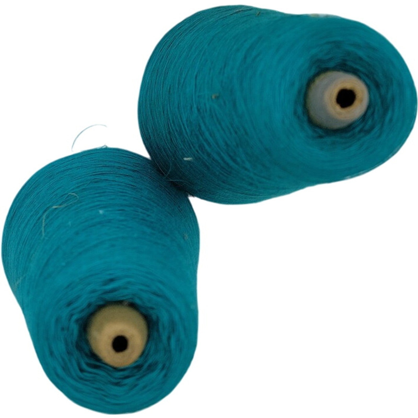 Vintage Pisgah Yarn 1/28 Jade Green Weaving Cone 0409 Lot of 2
